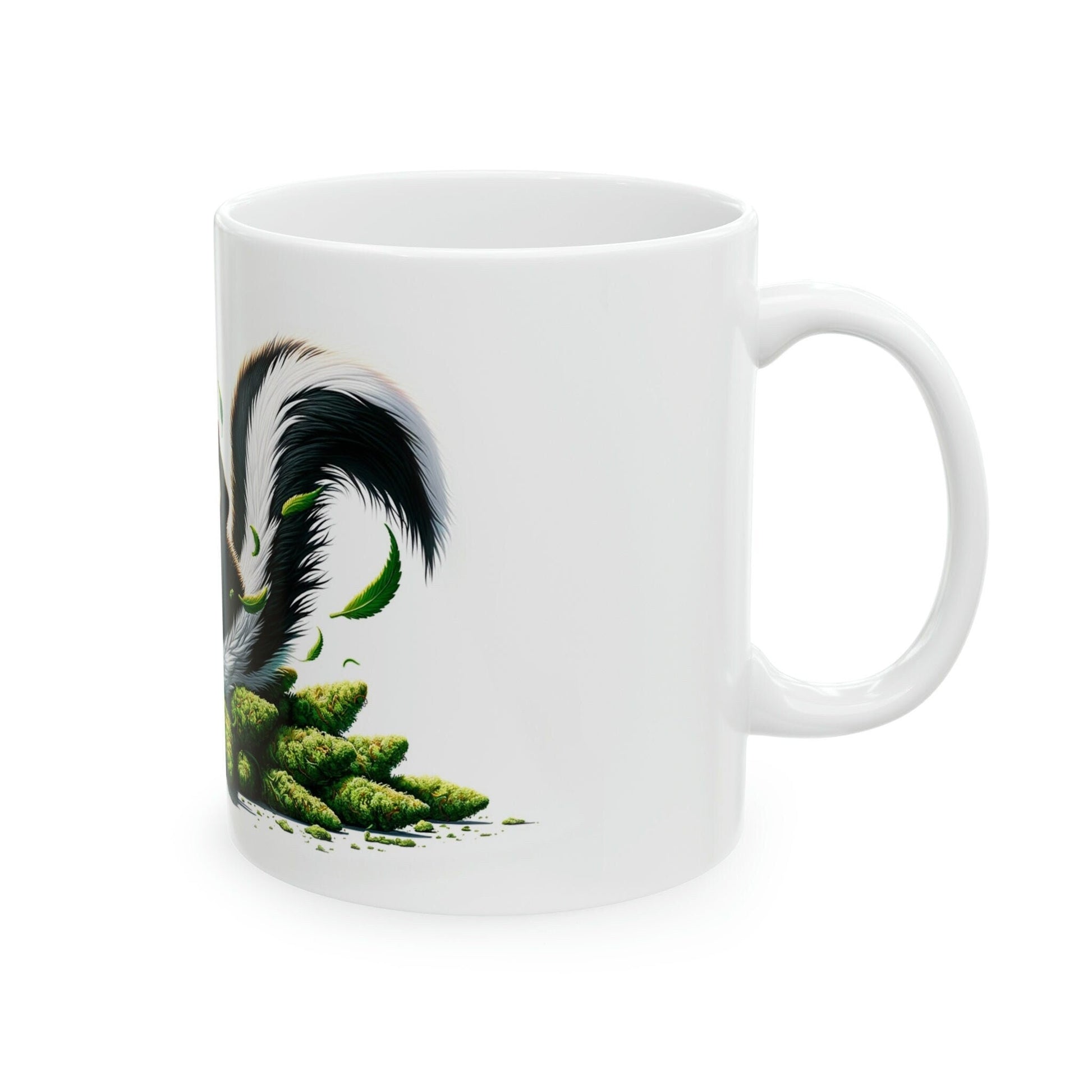 SKUNK - WEED Themed Coffee Mugs - Perfect Gift for Smokers, Stoners, Growers; Animal Lovers - Marijuana Mug for Wake and Bake