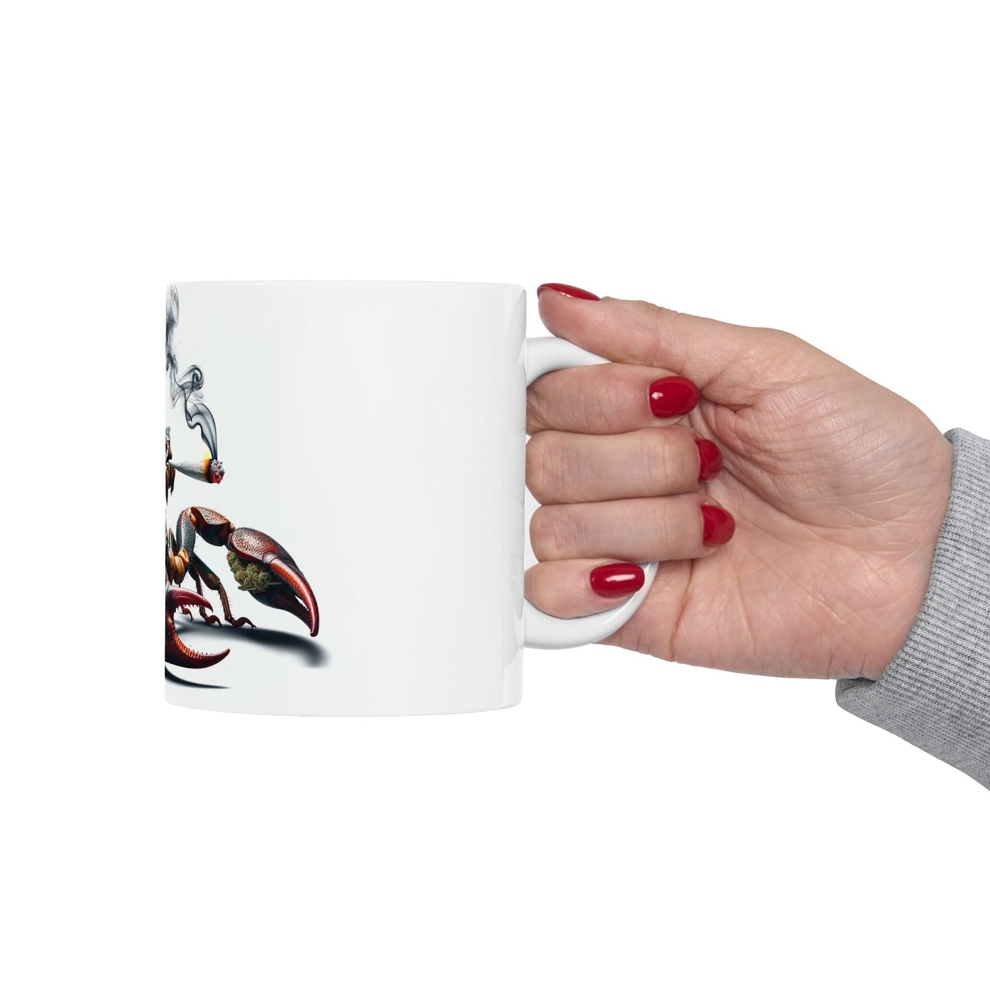 SCORPION - WEED Themed Coffee Mugs - Perfect Gift for Smokers, Stoners, Growers; Animal Lovers - Marijuana Mug for Wake and Bake