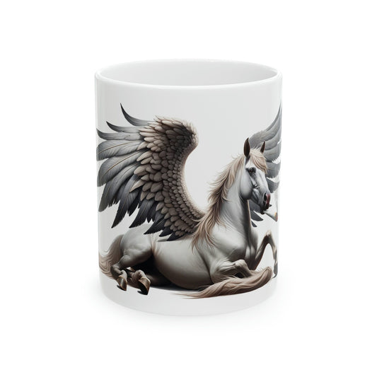 PEGASUS - WEED Themed Coffee Mugs - Perfect Gift for Smokers, Stoners, Growers; Animal Lovers - Marijuana Mug for Wake and Bake