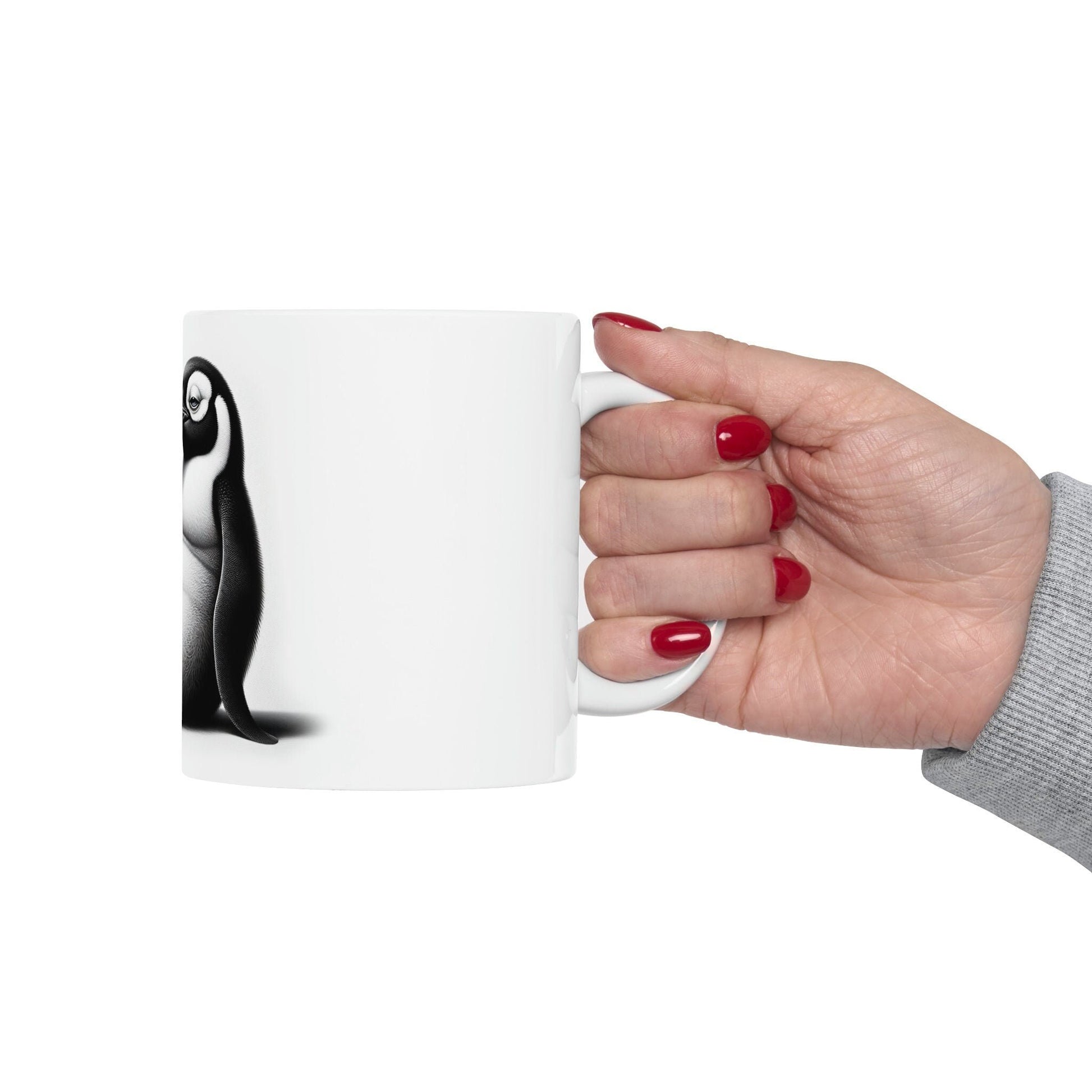 PENGUIN - WEED Themed Coffee Mugs - Perfect Gift for Smokers, Stoners, Growers; Animal Lovers - Marijuana Mug for Wake and Bake
