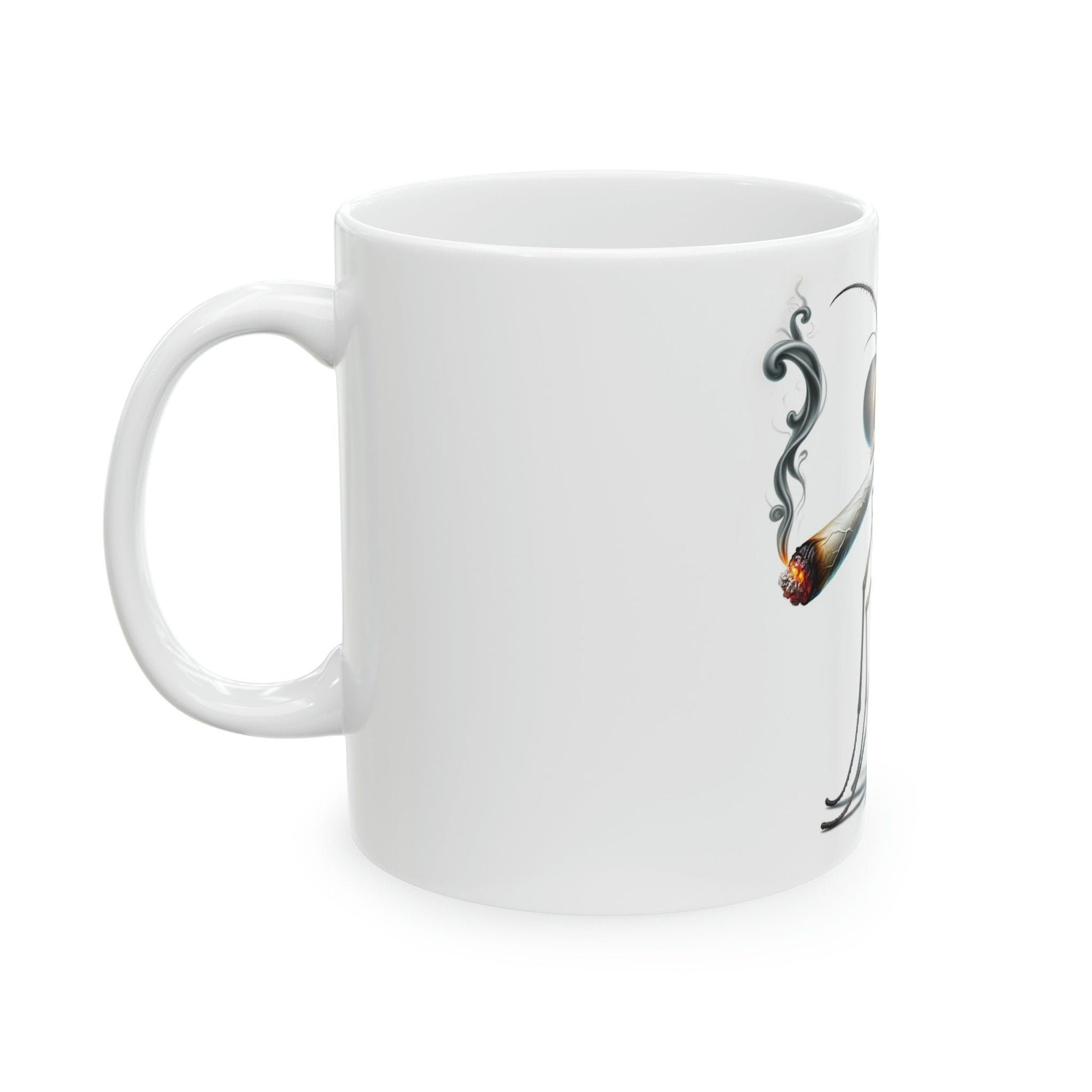 MOSQUITO - WEED Themed Coffee Mugs - Perfect Gift for Smokers, Stoners, Growers; Animal Lovers - Marijuana Mug for Wake and Bake