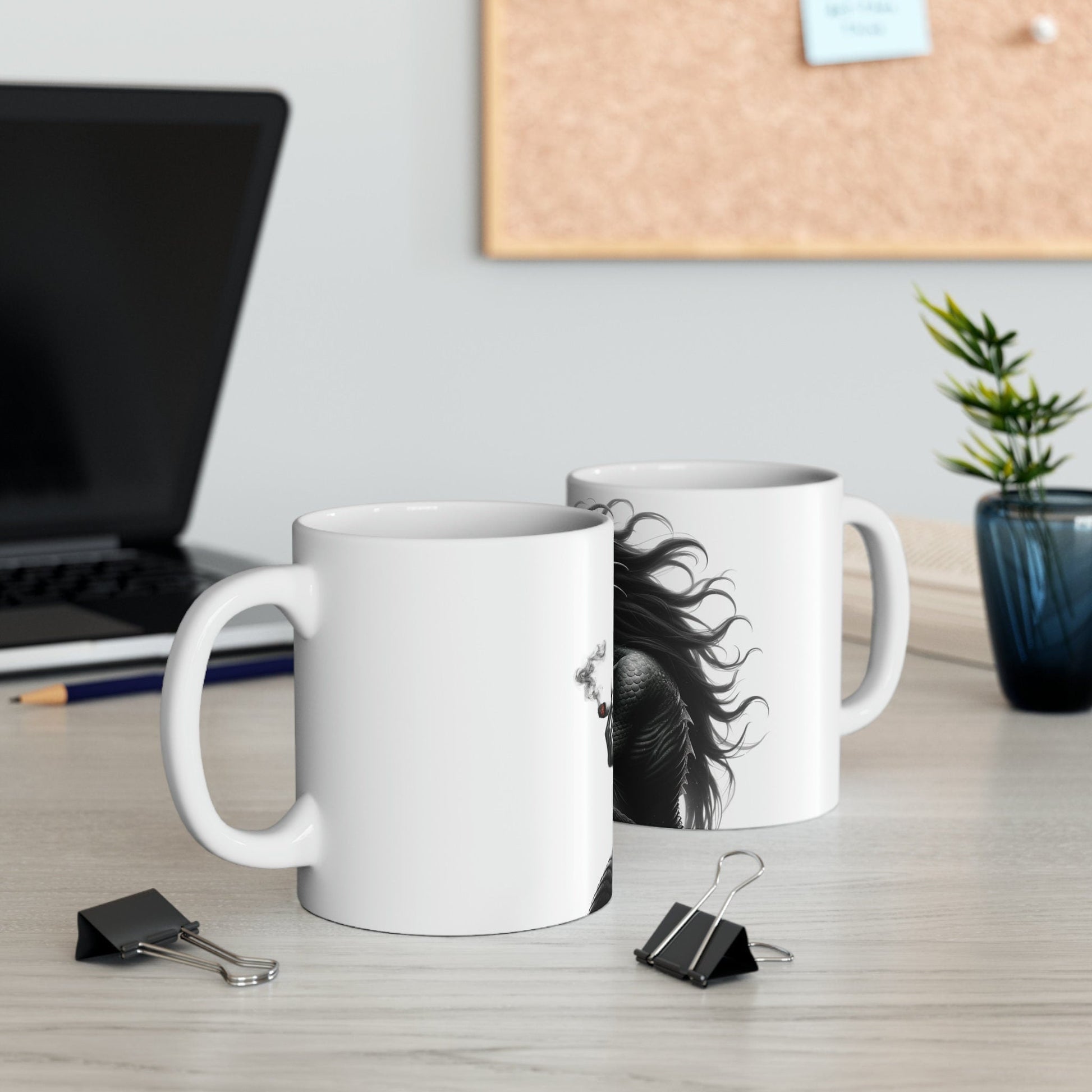MONSTER - WEED Themed Coffee Mugs - Perfect Gift for Smokers, Stoners, Growers; Animal Lovers - Marijuana Mug for Wake and Bake