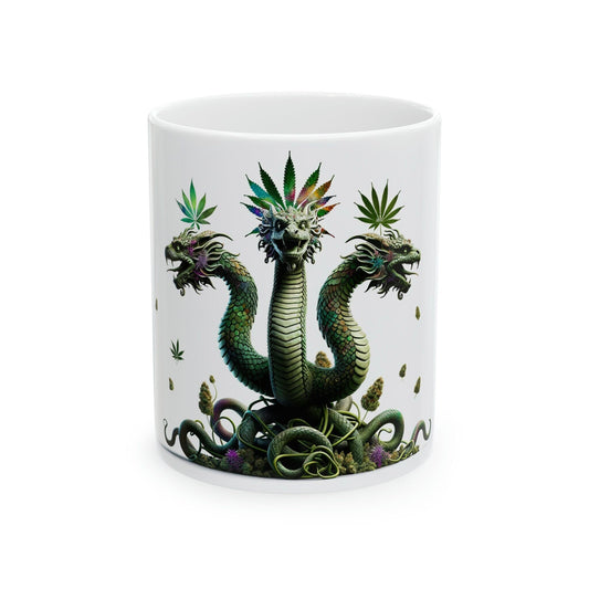 Weed HYDRA - Marijuana Themed Coffee Mugs - Perfect Gift for Smokers, Stoners, Growers; Animal Lovers - Weed Mug for Wake and Bake