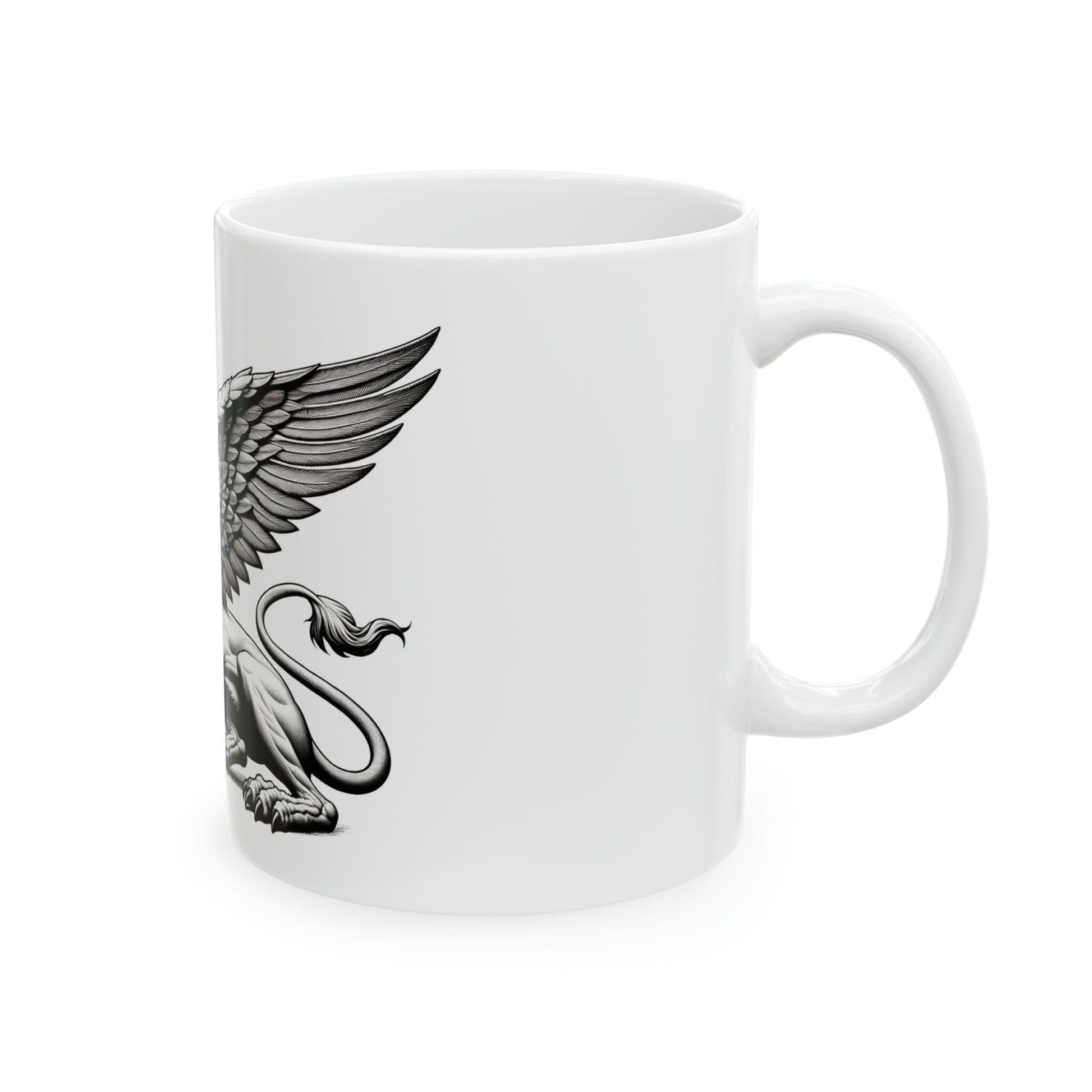 GRIFFIN - WEED Themed Coffee Mugs - Perfect Gift for Smokers, Stoners, Growers; Animal Lovers - Marijuana Mug for Wake and Bake