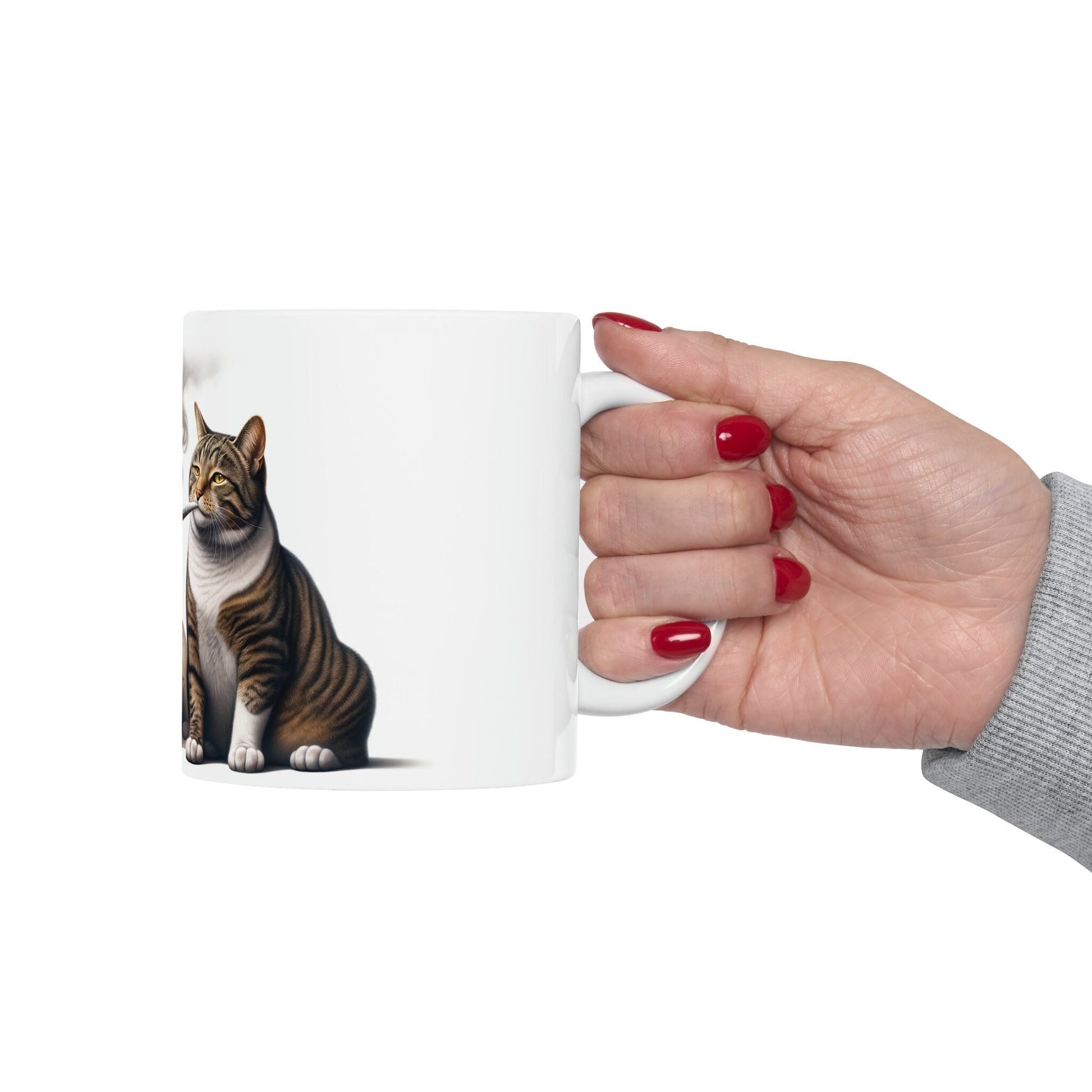 Stoner DOG & CAT - WEED Themed Coffee Mugs - Perfect Gift for Smokers, Stoners, Marijuana Lovers, Growers; Smoker Enthusiast - Wake and Bake