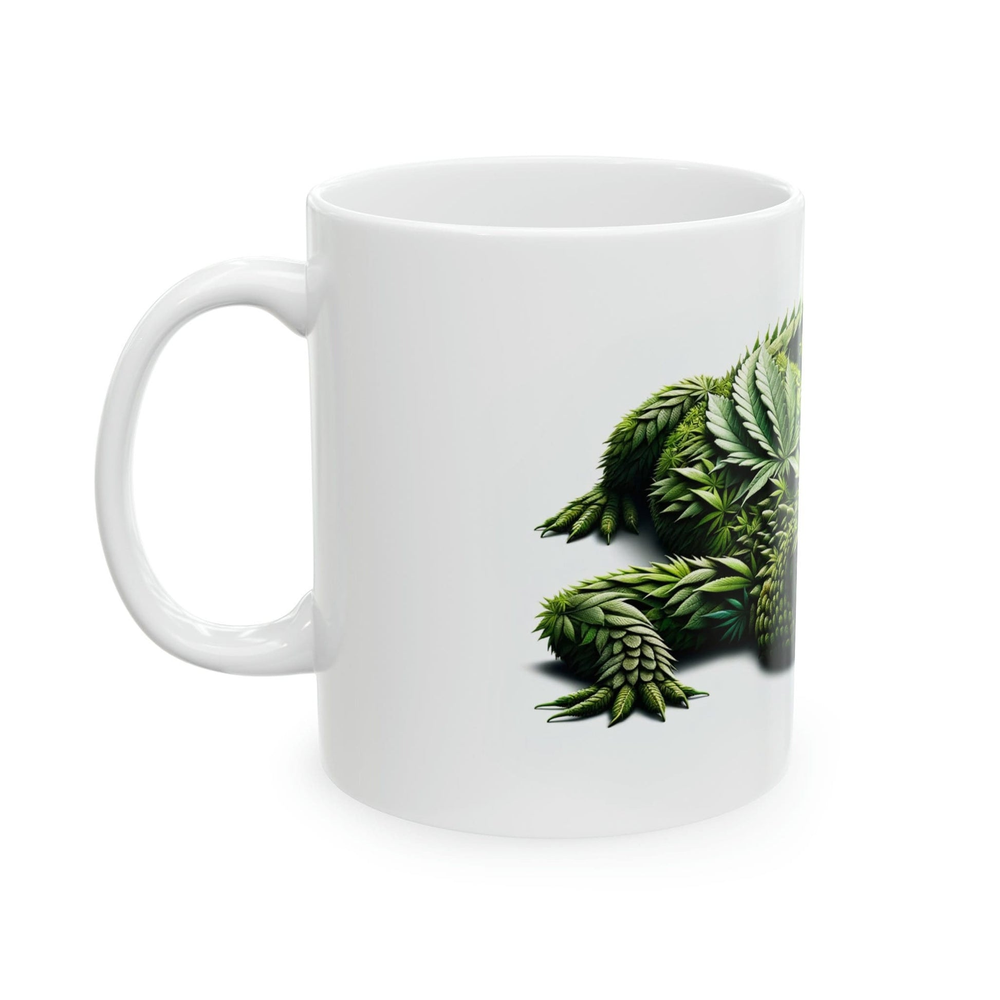 WEED CROCODILE - Marijuana Themed Coffee Mugs - Perfect Gift for Smokers, Stoners, Marijuana Lovers, Growers; Weed Mug for Wake and Bake