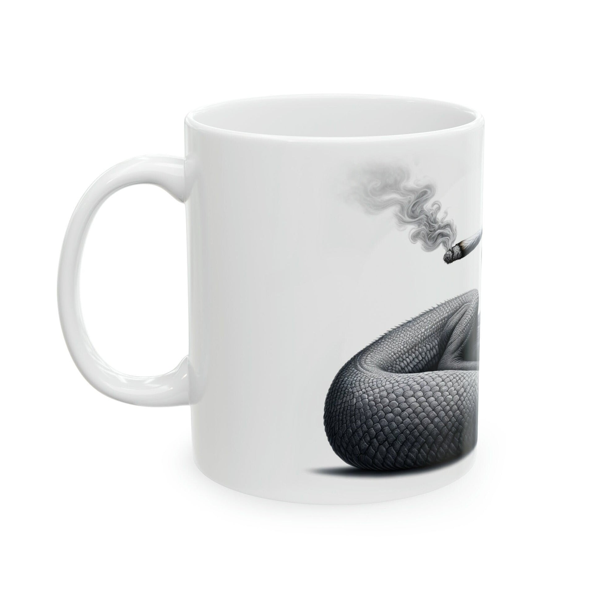 BASILSK - WEED Themed Coffee Mugs - Perfect Gift for Smokers, Stoners, Marijuana Lovers, Growers; Smoker Enthusiasts - Wake and Bake