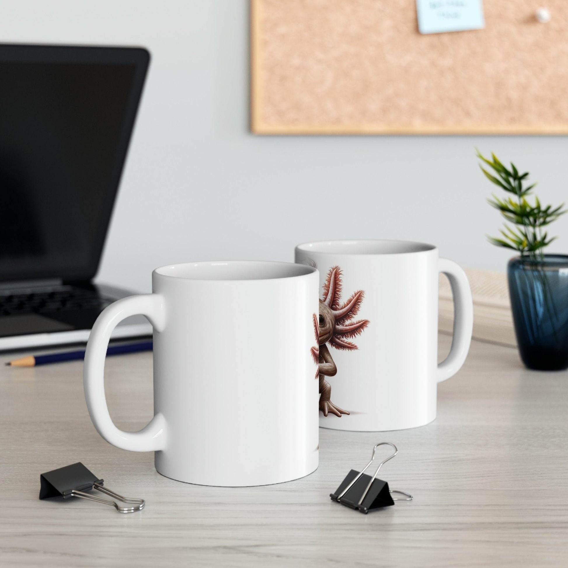 AXOLOTL - WEED Themed Coffee Mugs - Perfect Gift for Smokers, Stoners, Marijuana Lovers, Growers; Smoker - Wake and Bake
