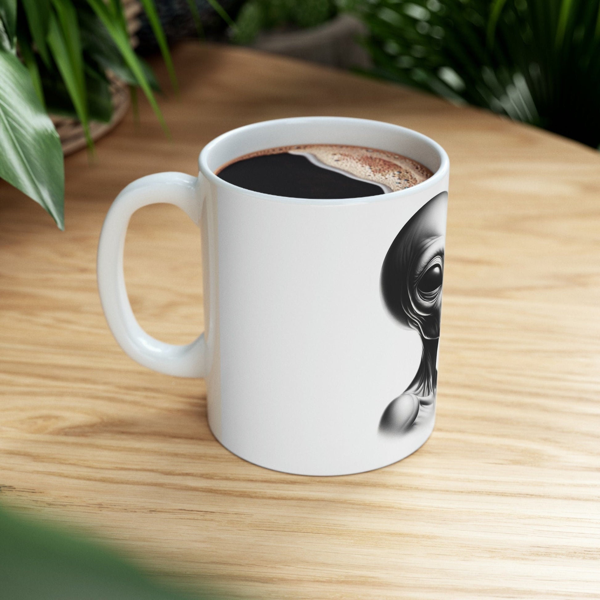 ALIEN - WEED Themed Coffee Mugs - Perfect Gift for Smokers, Stoners, Marijuana Lovers, Growers; Smoker - Wake and Bake