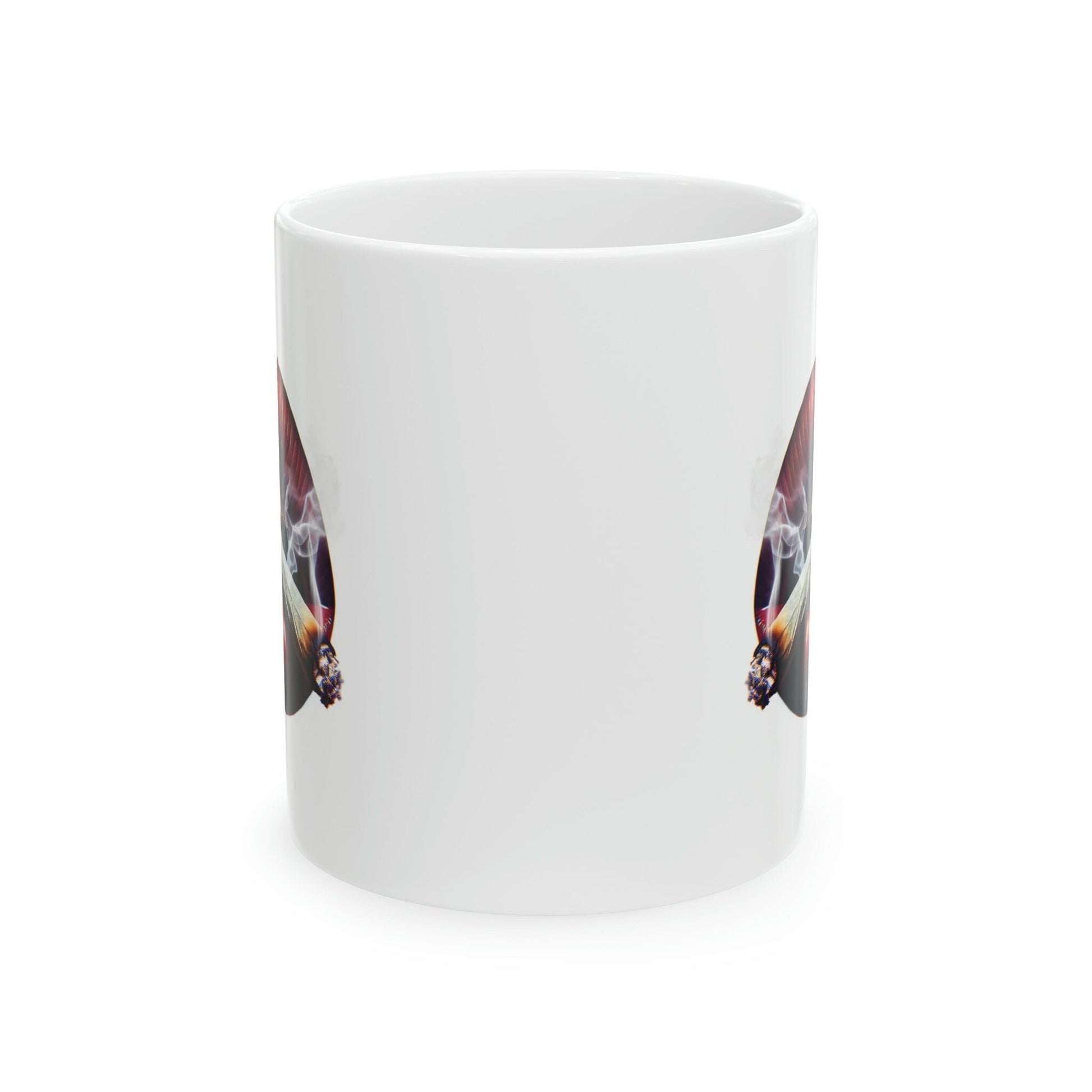 LIPS Joint Mug - WEED Themed Coffee Mugs - Perfect Gift for Smokers, Stoners, Marijuana Lovers, Growers; Smoker Enthusiasts