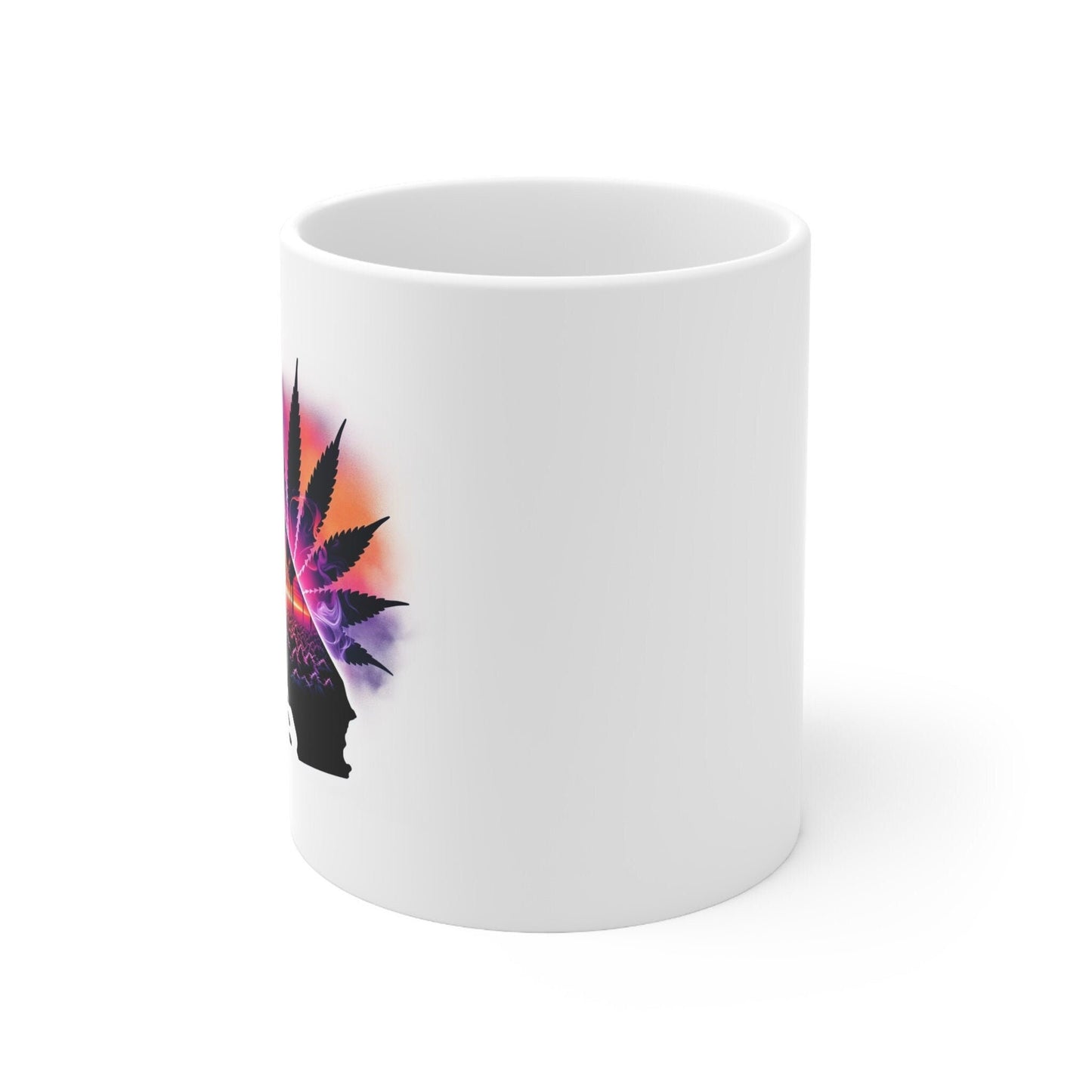 CALIFORNIA Weed Mug - State Themed Coffee Mugs, Marijuana Graphic - Perfect Gift for Smokers, Weed Lovers, Stoners - Cannabis Decor