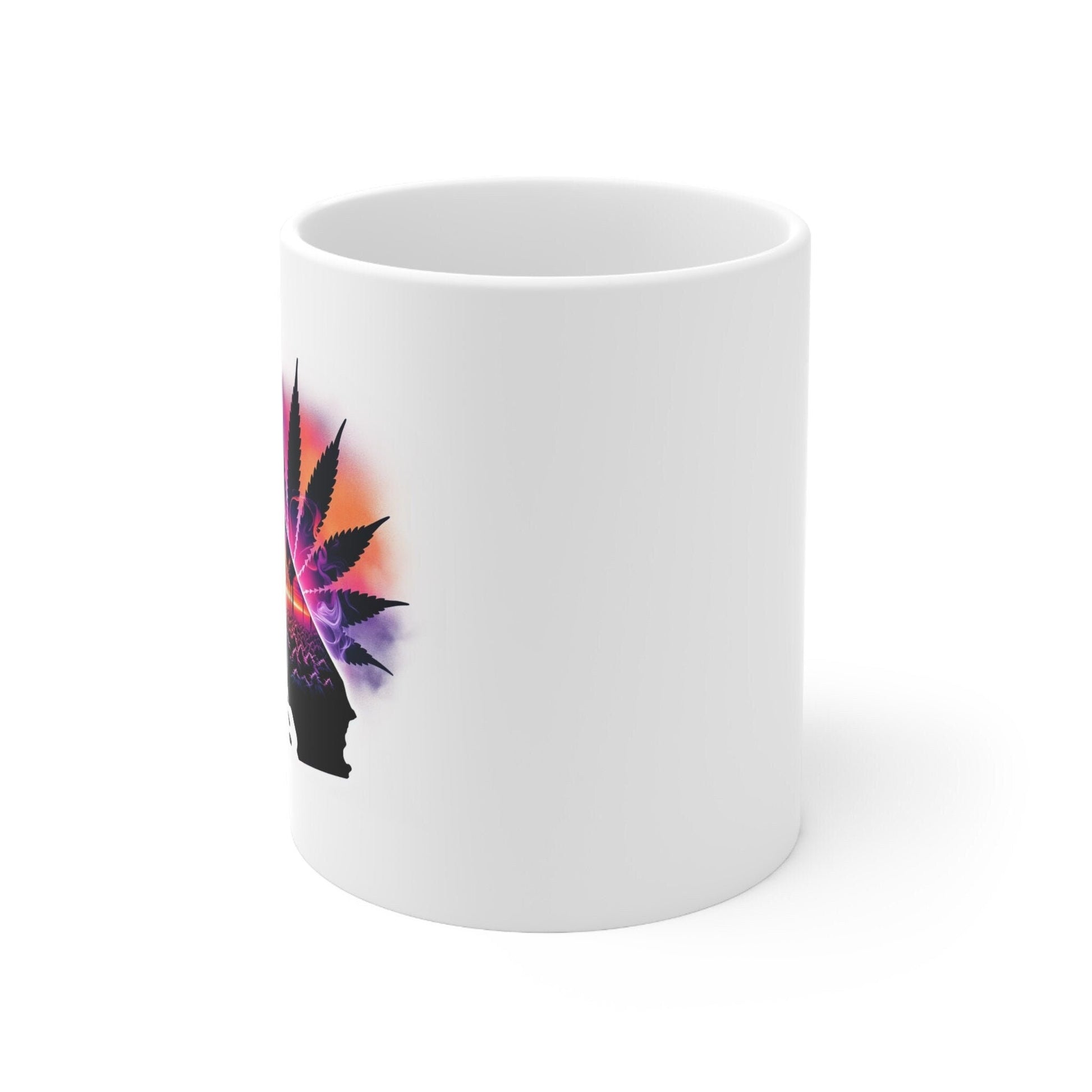 CALIFORNIA Weed Mug - State Themed Coffee Mugs, Marijuana Graphic - Perfect Gift for Smokers, Weed Lovers, Stoners - Cannabis Decor