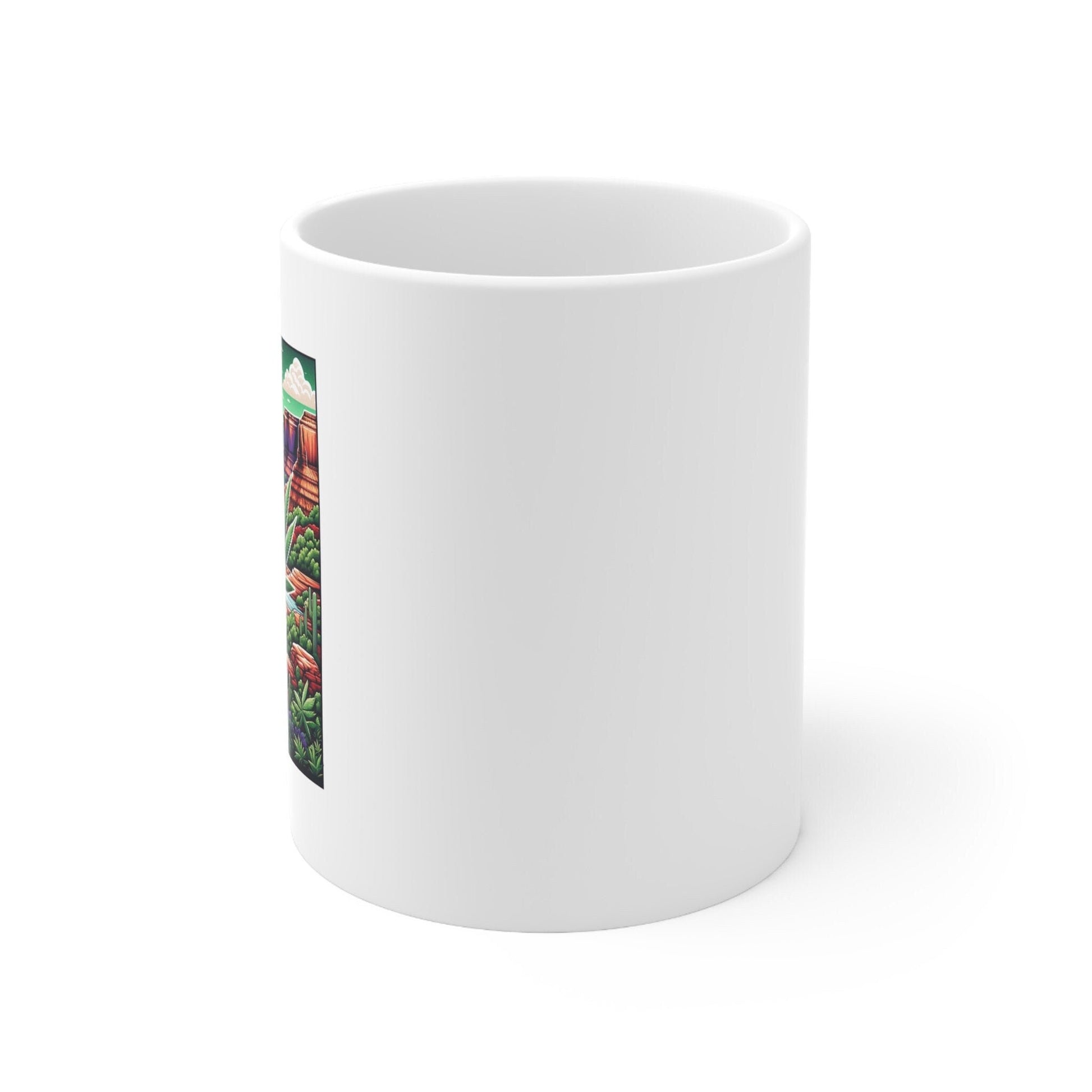 ARIZONA Weed Mug - State Themed Coffee Mugs, Marijuana Graphic - Perfect Gift for Smokers, Weed Lovers, Stoners - Cannabis Decor