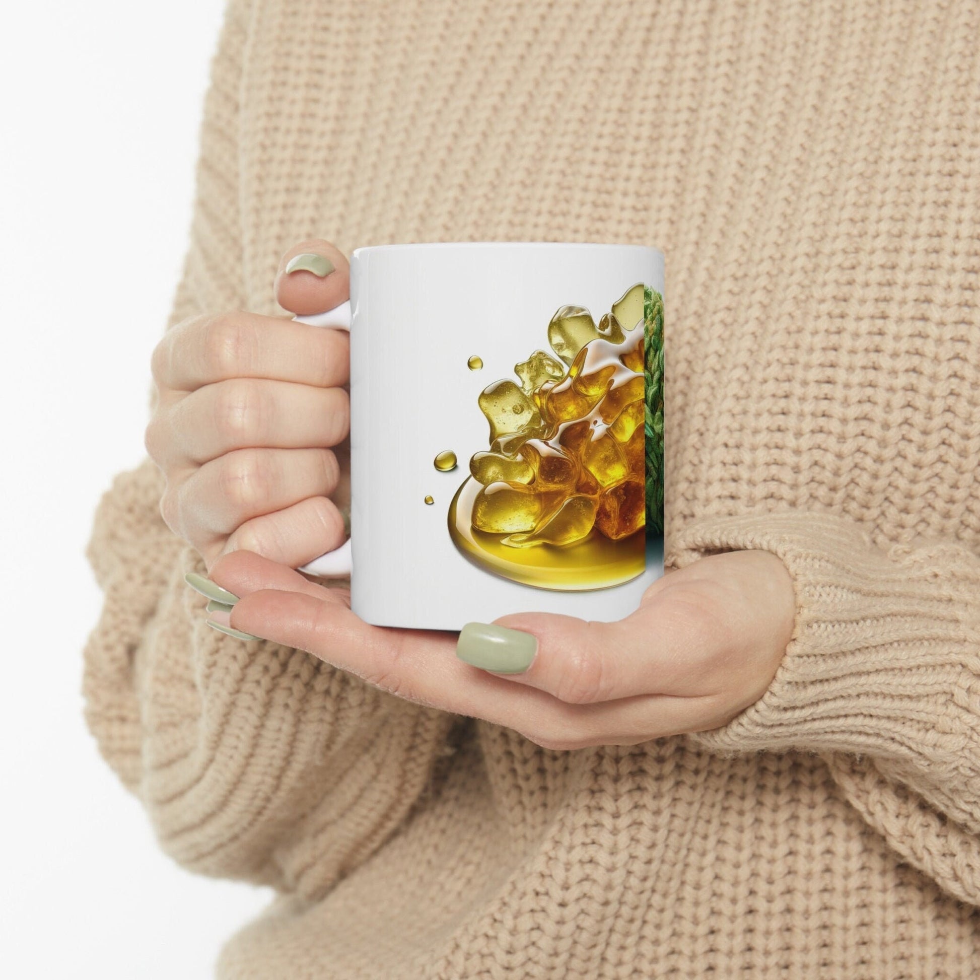WEED / WAX - Marijuana Themed Coffee Mugs, Weed and Wax Lovers , Perfect Gift for Smokers, Stoners *Cannabis Concentrate*