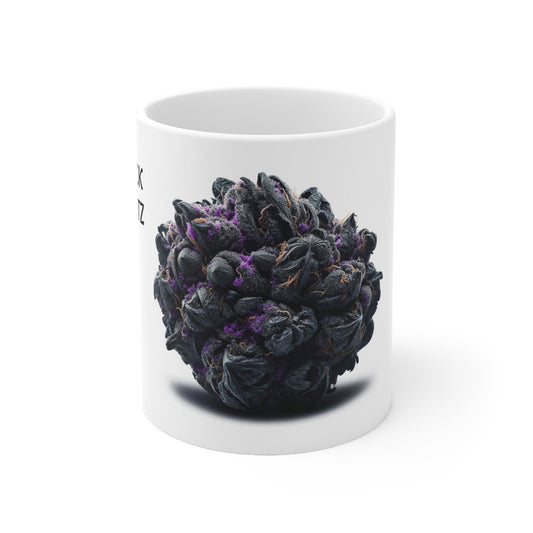 BLACK RUNTZ - Weed Coffee Mug (11oz) - Perfect Strains Gift for Smokers, Stoners, Growers; Wake & Bake Mug / 420 Weed Mug, Marijuana Gift