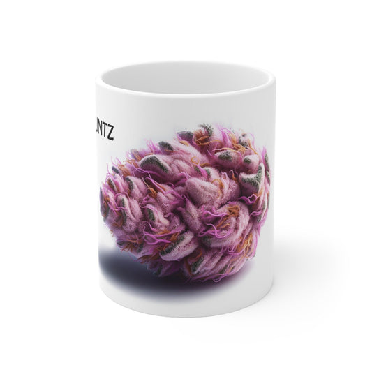 PINK RUNTZ - Weed Coffee Mug (11oz) - Perfect Strains Gift for Smokers, Stoners, Growers; Wake and Bake Mug / 420 Weed Mug, Marijuana Gift