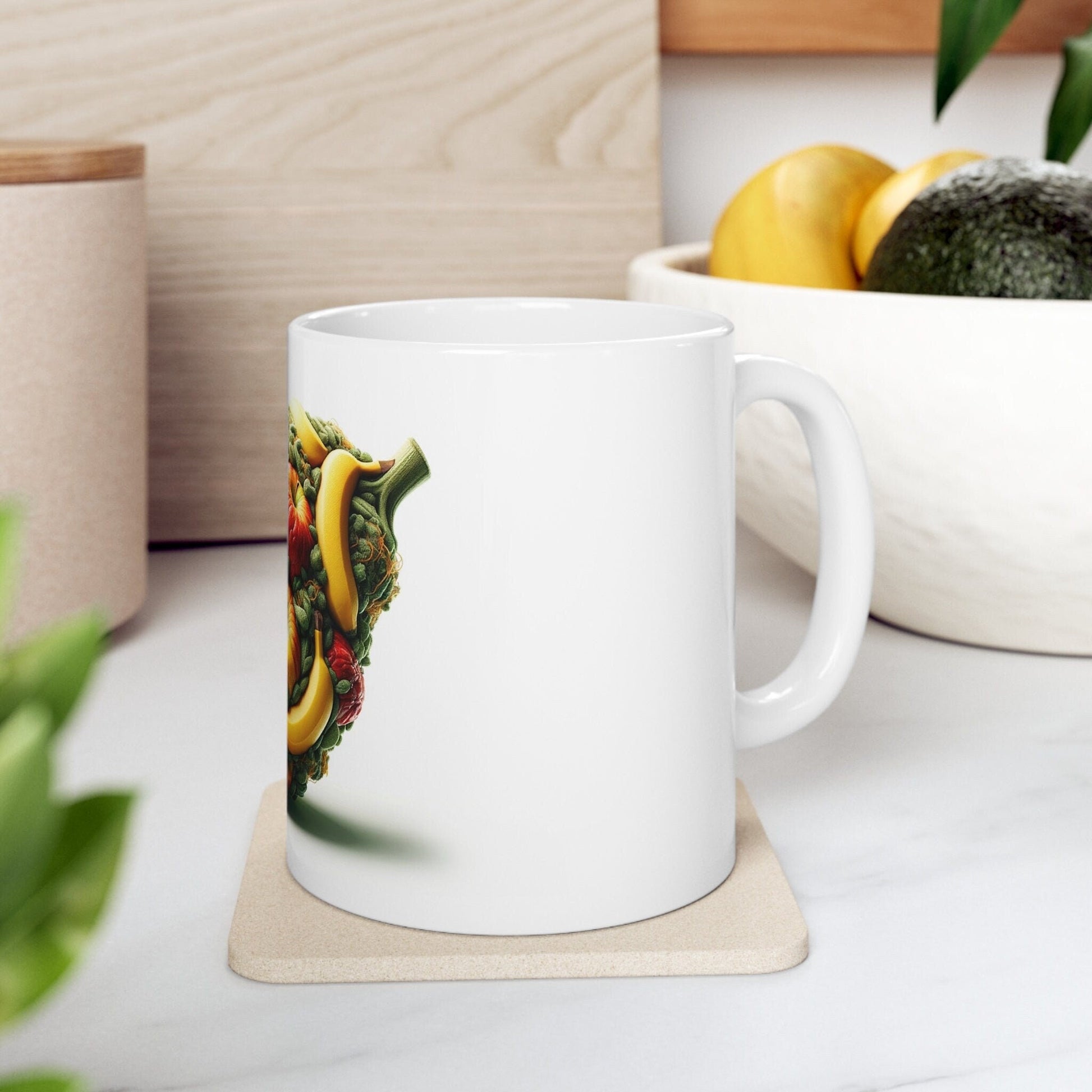 APPLES & BANANAS - Weed Coffee Mug (11oz) - Perfect Strains Gift for Smokers, Stoners, Growers; Wake and Bake / 420 Weed Mug, Marijuana Gift