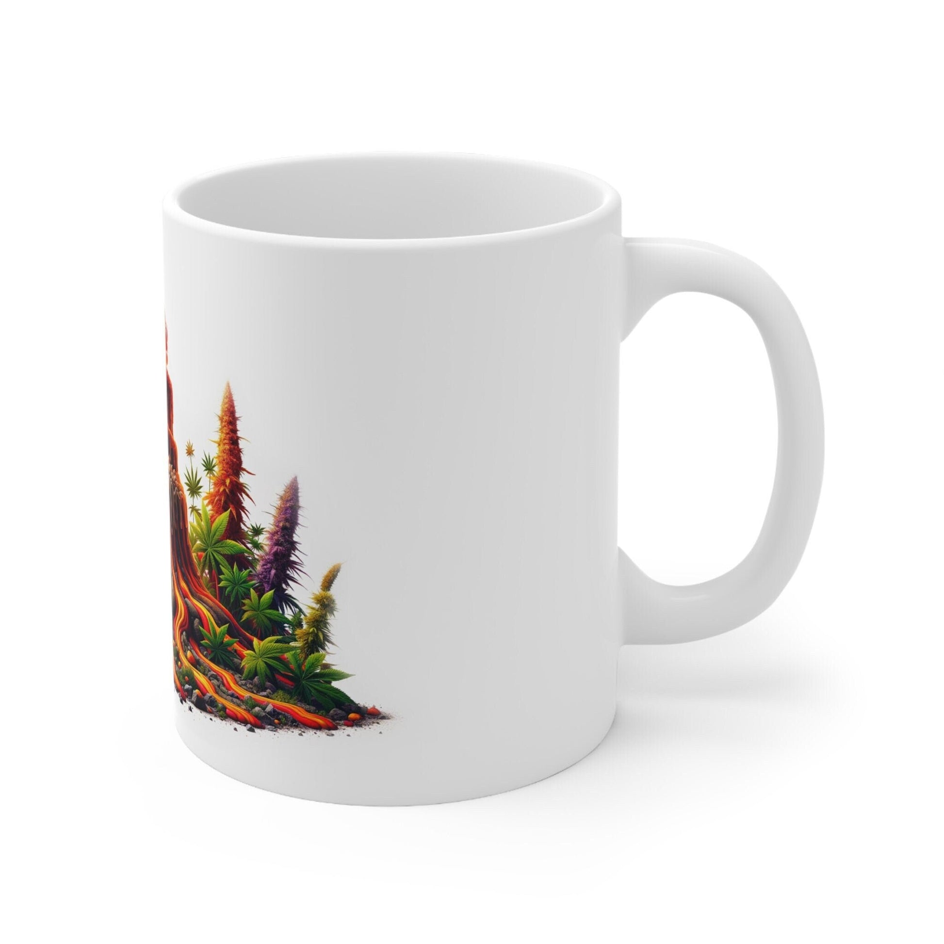 LAVA CAKE - Weed Coffee Mug (11oz) - Perfect Strains Gift for Smokers, Stoners, Growers; Wake and Bake Mug / 420 Weed Mug, Marijuana Gift