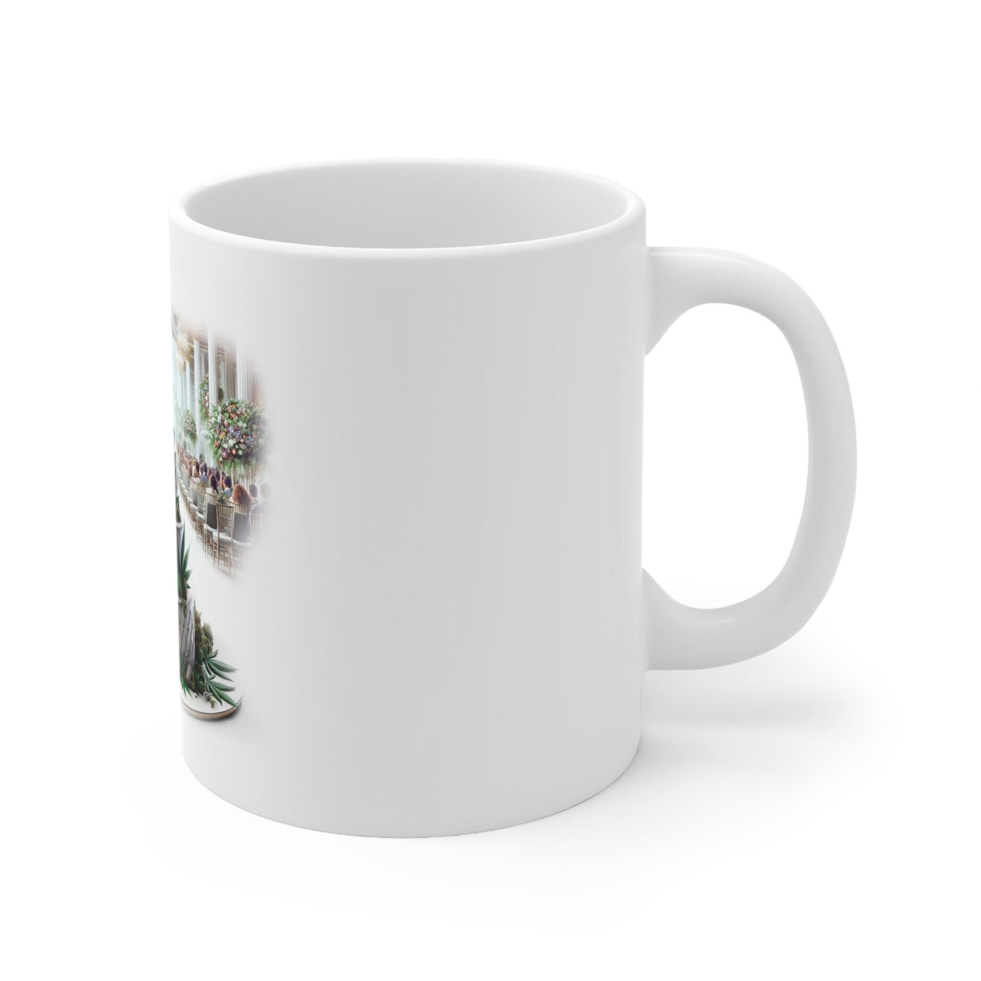 WEDDING CAKE - Weed Coffee Mug (11oz) - Perfect Strains Gift for Smokers, Stoners, Growers; Wake and Bake Mug / 420 Weed Mug, Marijuana Gift