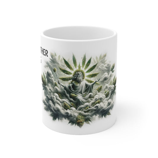 GODFATHER OG - Weed Coffee Mug (11oz) - Perfect Strains Gift for Smokers, Stoners, Growers; Wake and Bake Mug / 420 Weed Mug, Marijuana Gift