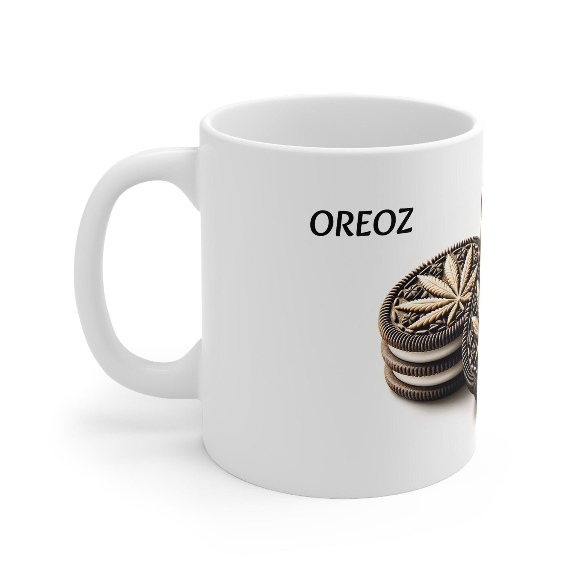 OREOZ - Weed Coffee Mug (11oz) - Perfect Strains Gift for Smokers, Stoners, Growers; Wake and Bake Mug / 420 Weed Mug, Marijuana Gift