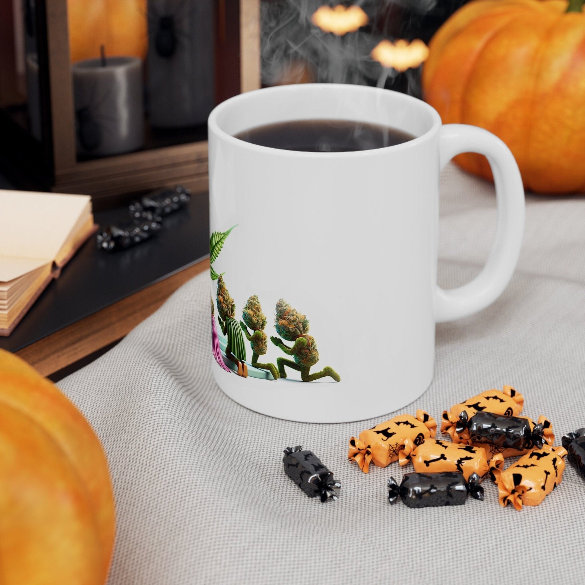 KING LOUIS XIII - Weed Coffee Mug (11oz) - Perfect Strains Gift for Smokers, Stoners, Growers; Wake and Bake / 420 Weed Mug, Marijuana Gift