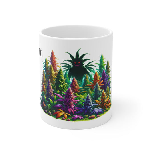 BISCOTTI - Weed Coffee Mug (11oz) - Perfect Strains Gift for Smokers, Stoners, Growers; Wake and Bake Mug / 420 Weed Mug, Marijuana Gift