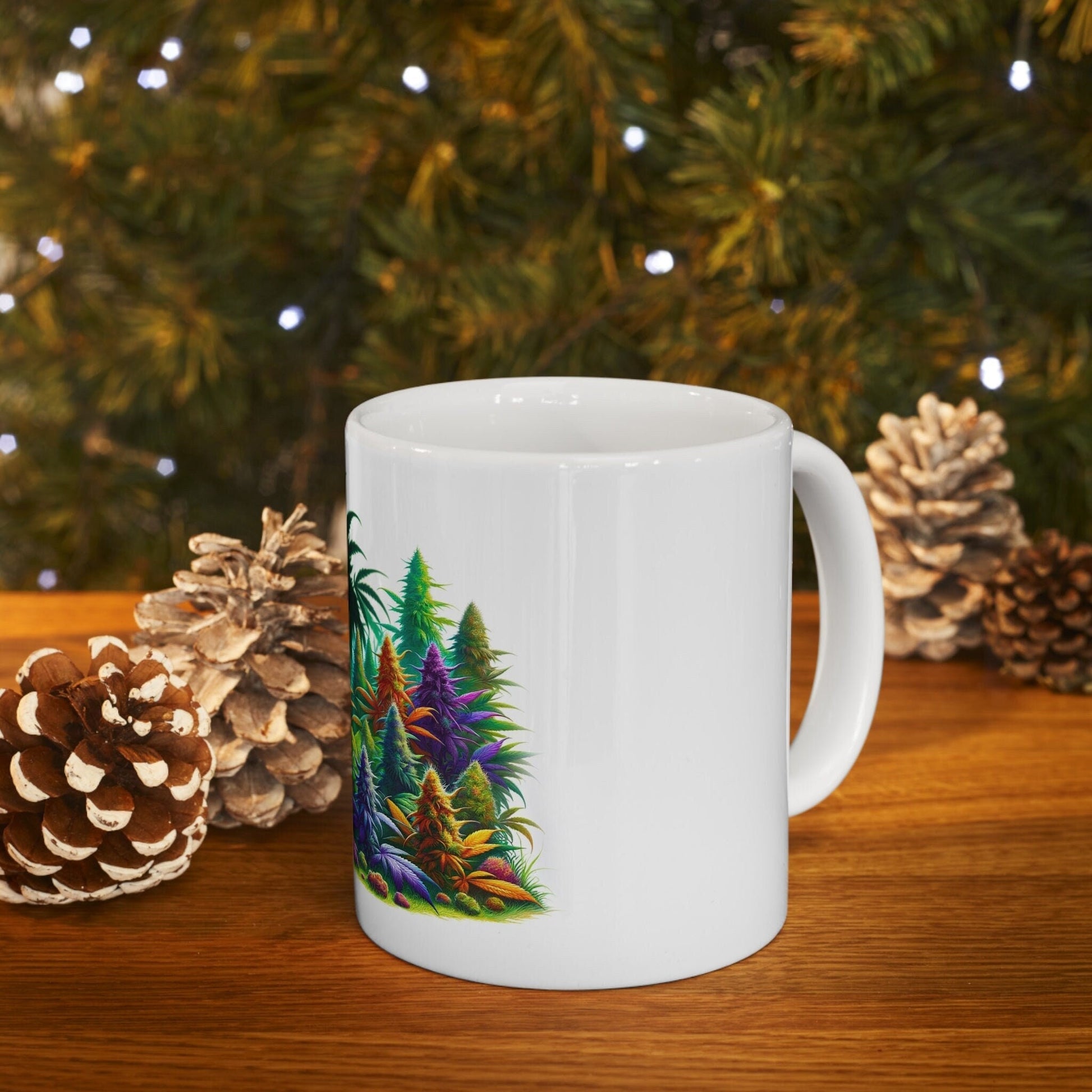 BISCOTTI - Weed Coffee Mug (11oz) - Perfect Strains Gift for Smokers, Stoners, Growers; Wake and Bake Mug / 420 Weed Mug, Marijuana Gift