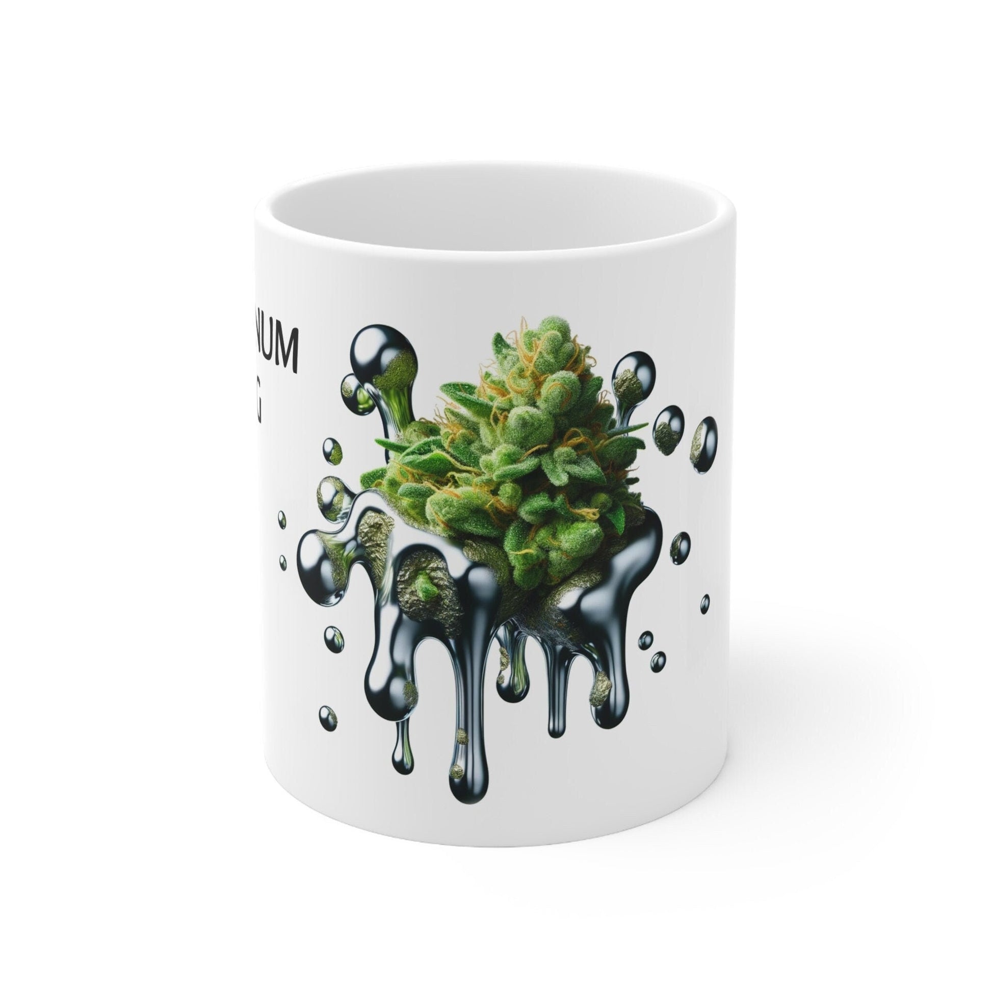 PLATINUM OG - Weed Coffee Mug (11oz) - Perfect Strains Gift for Smokers, Stoners, Growers; Wake and Bake Mug / 420 Weed Mug, Marijuana Gift
