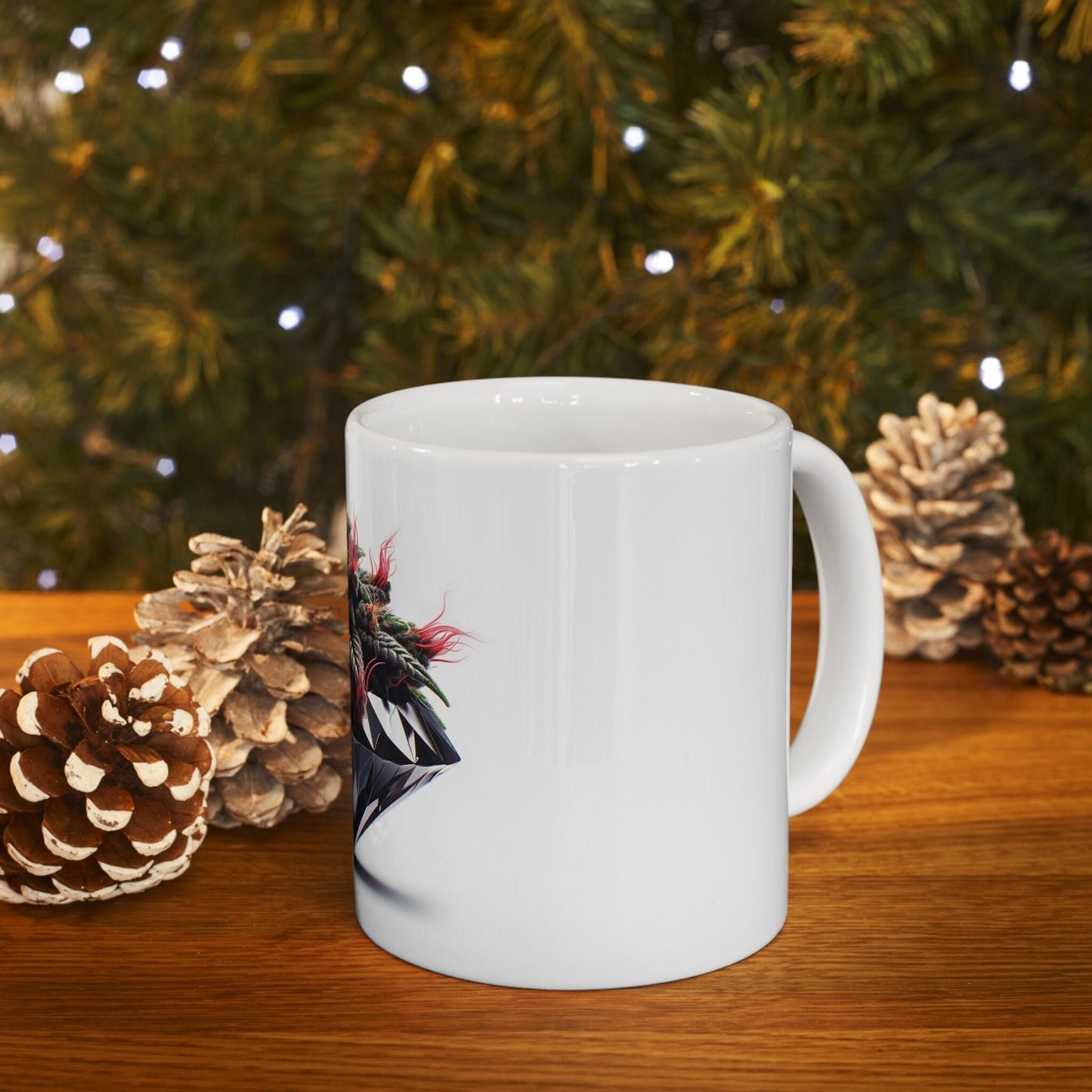 BLACK DIAMOND - Weed Coffee Mug (11oz) - Perfect Strains Gift for Smokers, Stoners, Growers; Wake & Bake Mug / 420 Weed Mug, Marijuana Gift