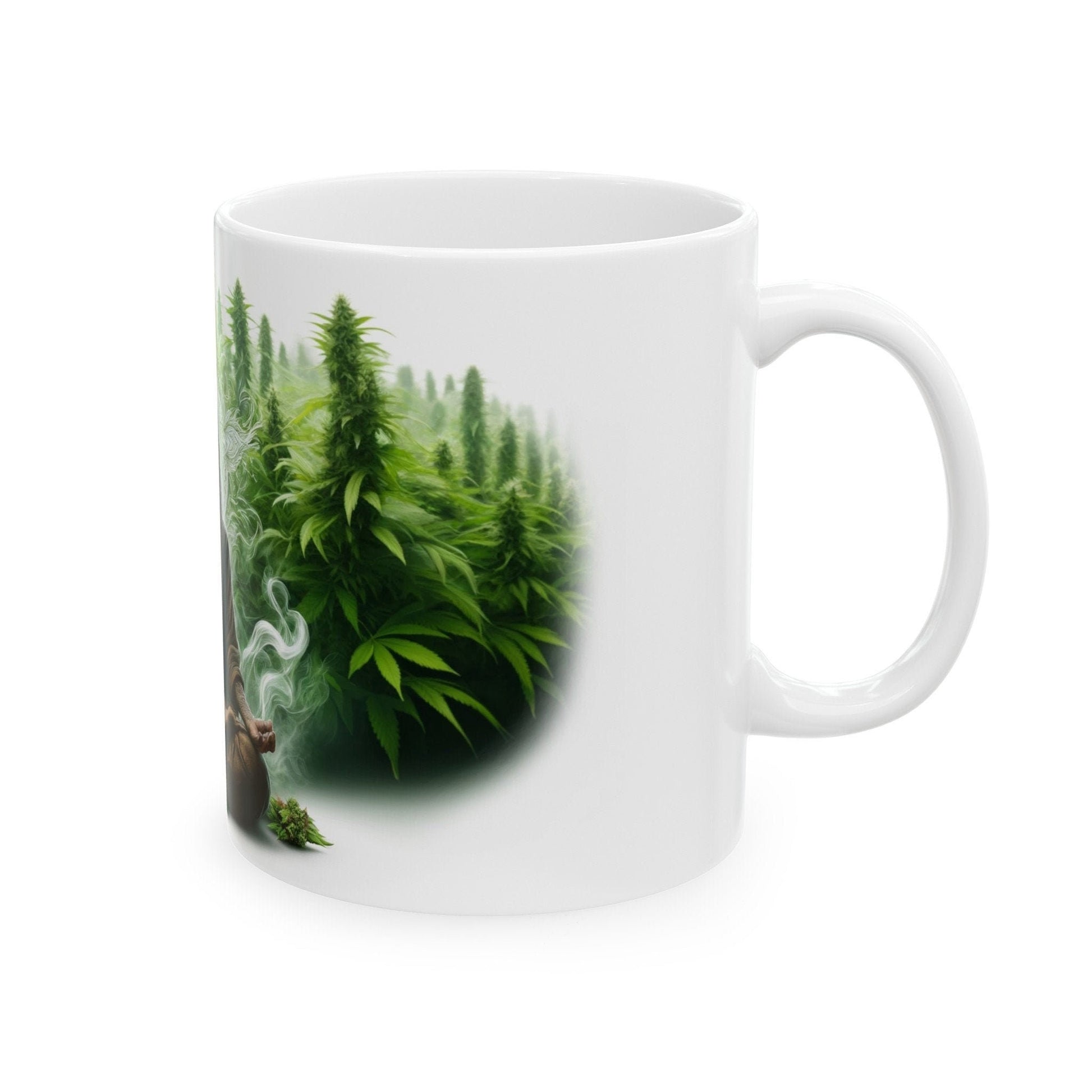 WEED SHAMAN MUG - 420 Coffee Weed Mug (11oz) - Weed Gift for Stoners, Smokers; Wake & Bake Mug / 420 Weed Mug / Marijuana Gift, Cannabis Mug