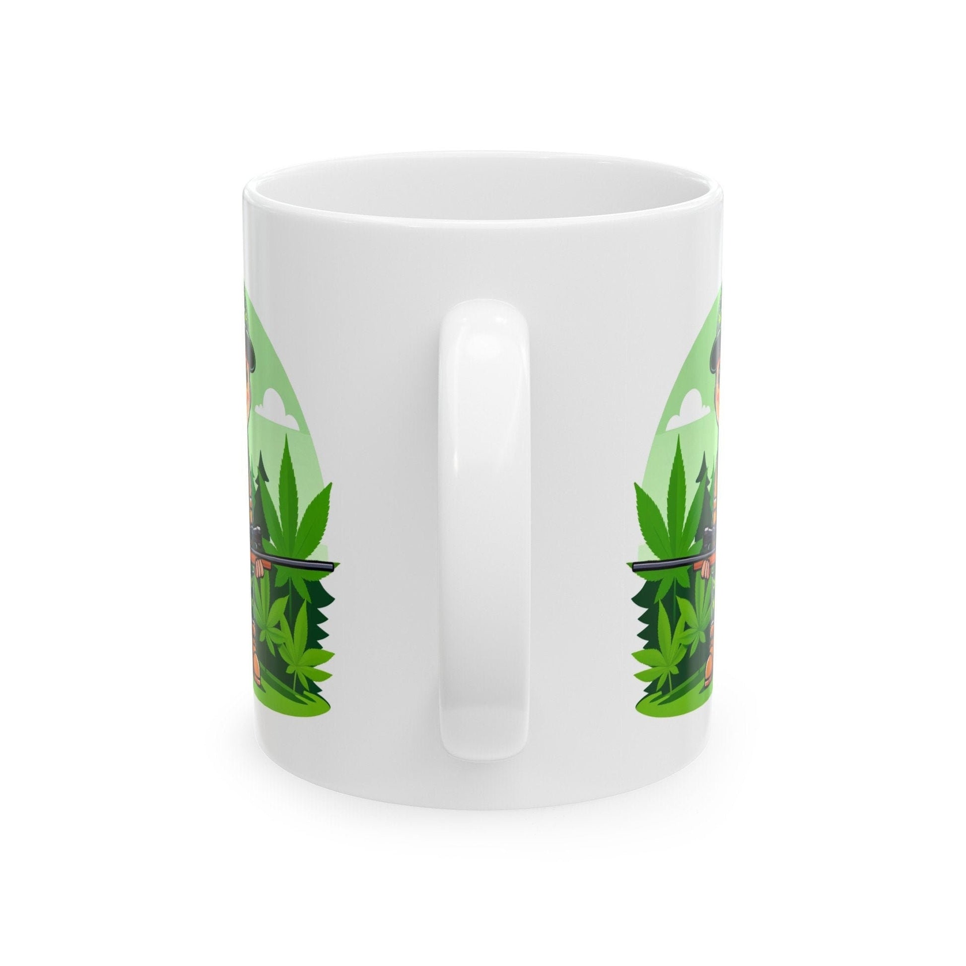 420 HUNTER MUG - Coffee Weed Mug (11oz) - Weed Gift for Stoners; Smokers, Wake & Bake Mug / 420 Weed Mug / Marijuana Gift, 420 Cannabis Mug