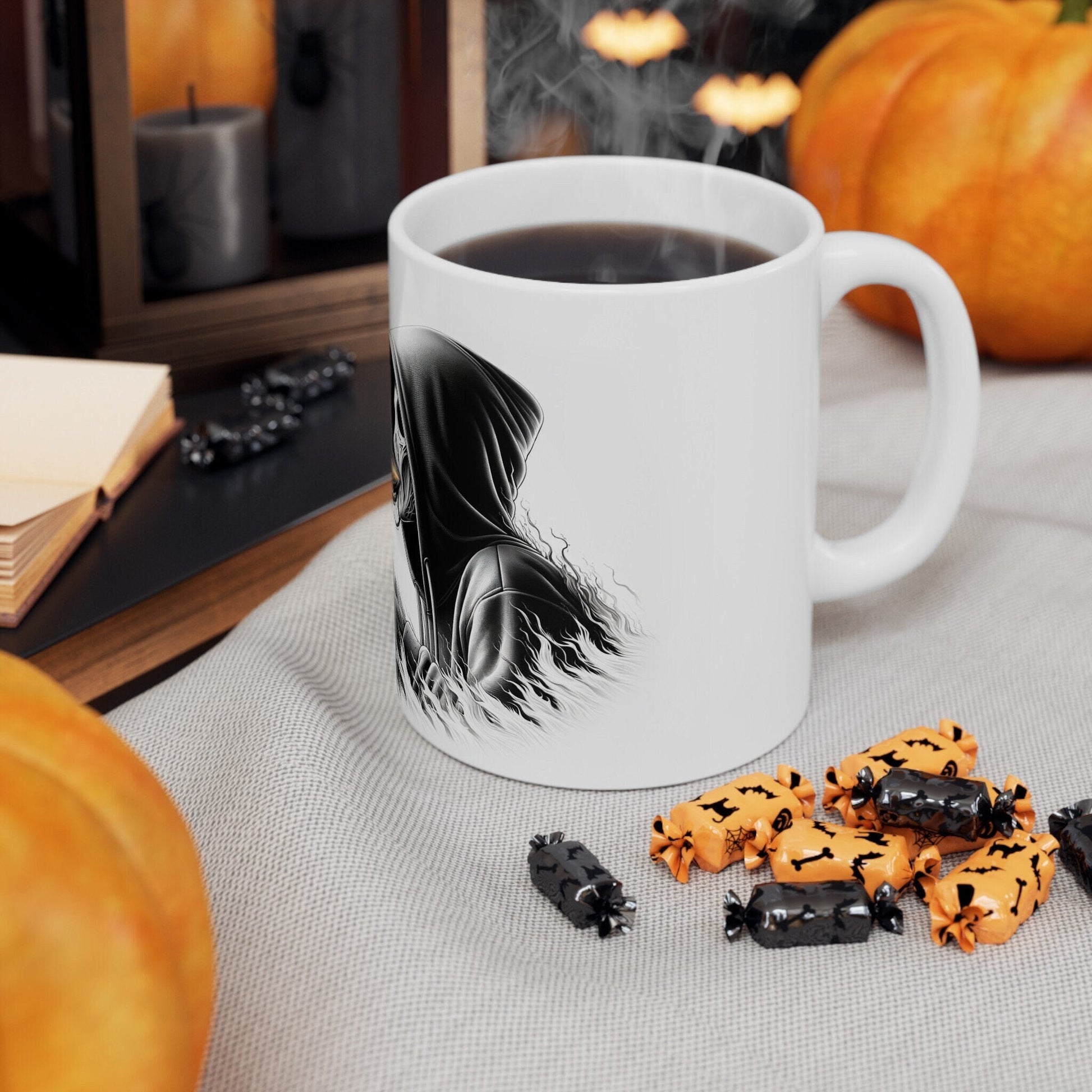 BREATHING FIRE MUG - 420 Coffee Weed Mug (11oz) - Weed Stoner Gift, Smokers; Wake & Bake Mug / 420 Weed Mug / Marijuana Gift, Cannabis Mug