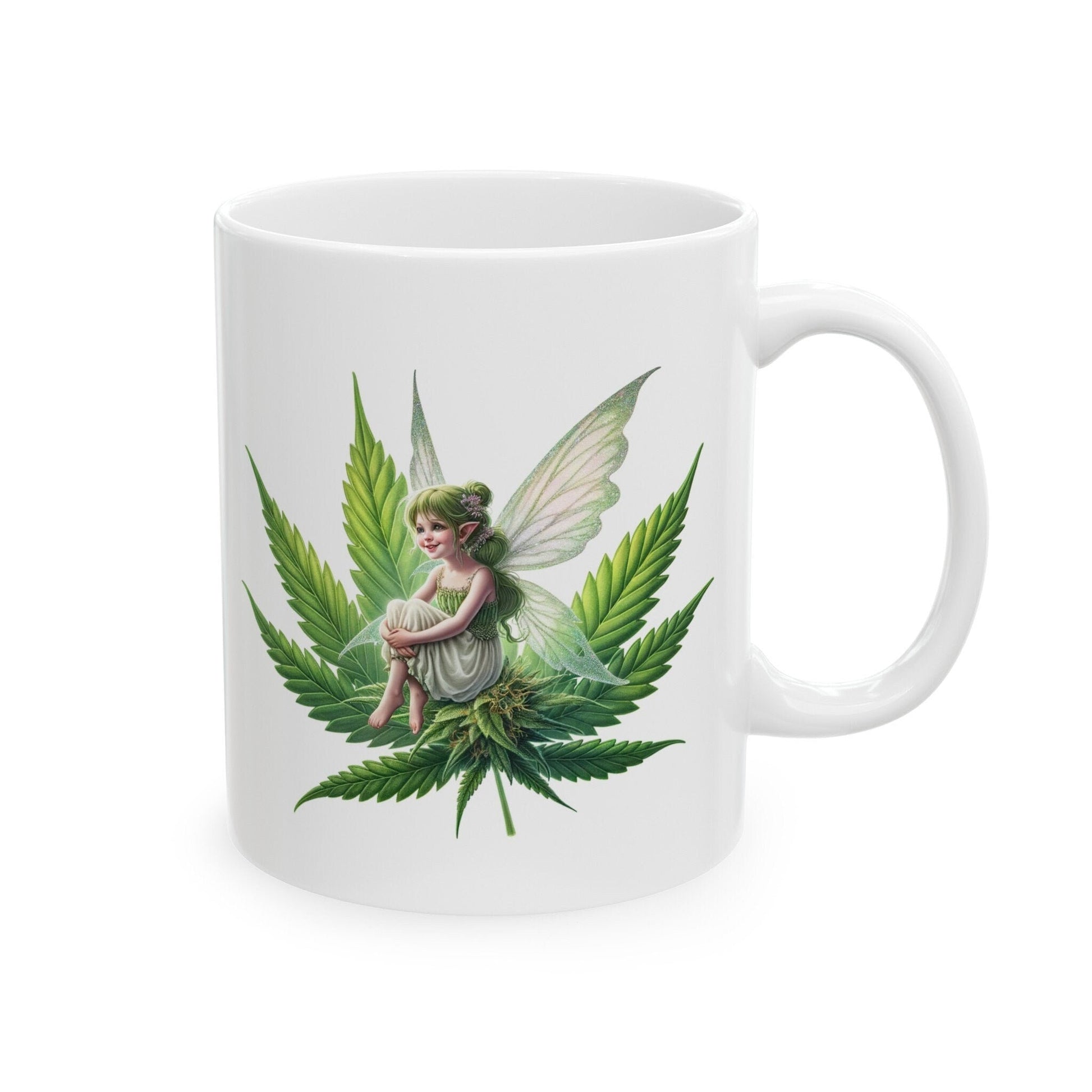 420 WEED FAIRY - 420 Coffee Weed Mug (11oz) - Weed Gift for Stoners, Smokers; Wake & Bake Mug / 420 Weed Mug / Marijuana Gift, Cannabis Mug