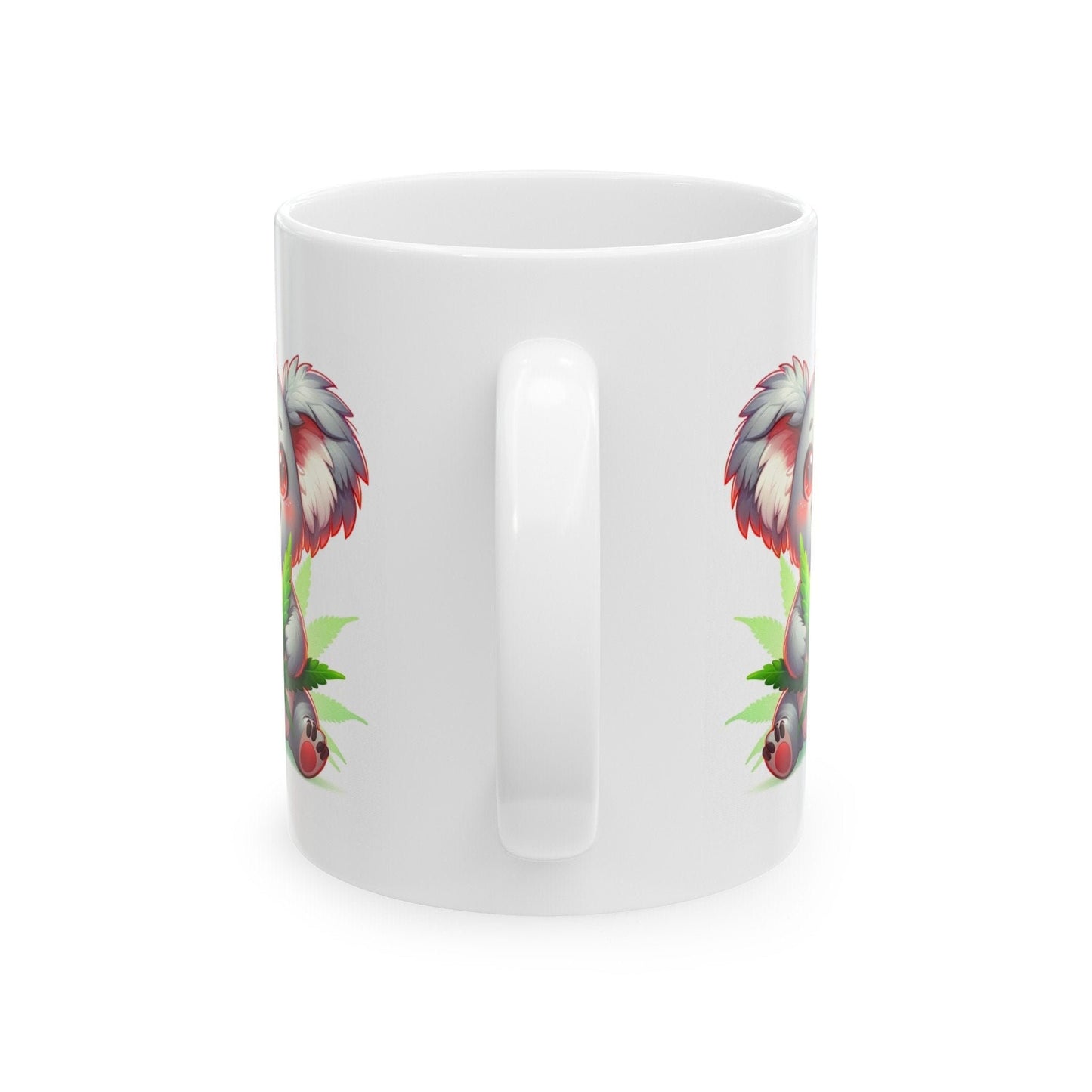 CUTE WEED KOALA - Coffee Weed Mug (11oz) - Weed Gift for Stoners; Smokers, Wake & Bake Mug / 420 Weed Mug / Marijuana Gift, 420 Cannabis Mug