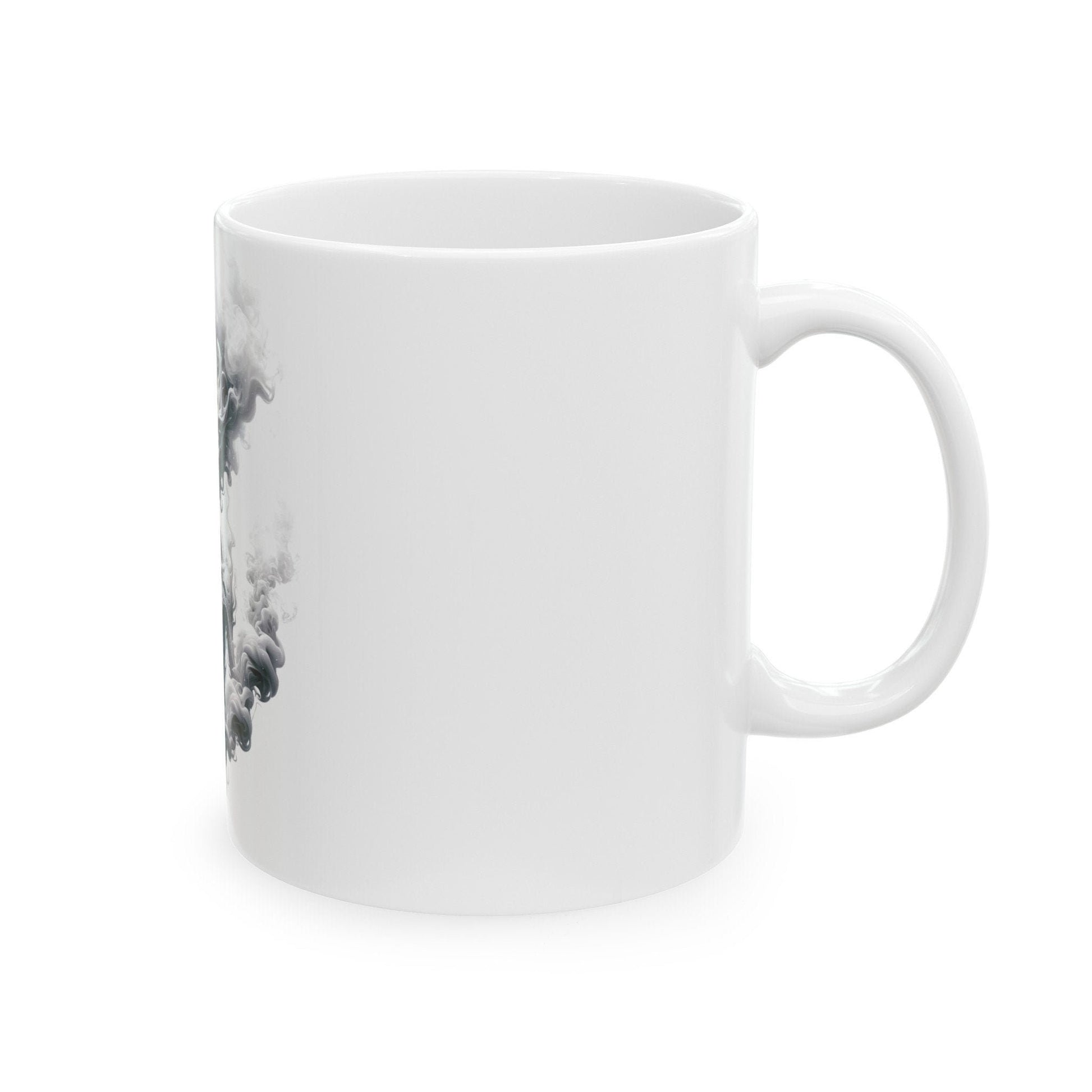 SMOKEY ALIEN MUG - Coffee Weed Mug (11oz) - Weed Gift for Stoners, Smokers; Wake and Bake Mug / 420 Weed Mug / Marijuana Gift, Cannabis Mug