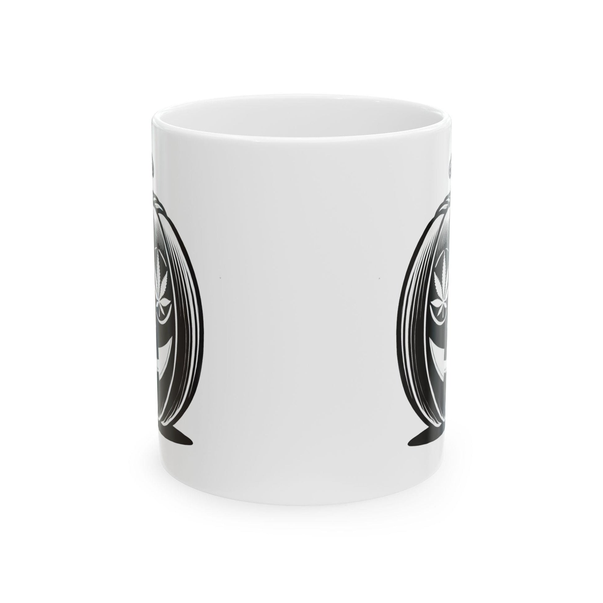 420 PUMPKIN MUG - Weed Coffee Mug (11oz) - Halloween Gift for Weed Smokers, Stoners, Growers; Wake & Bake / 420 Mug, Weed / Marijuana Gift