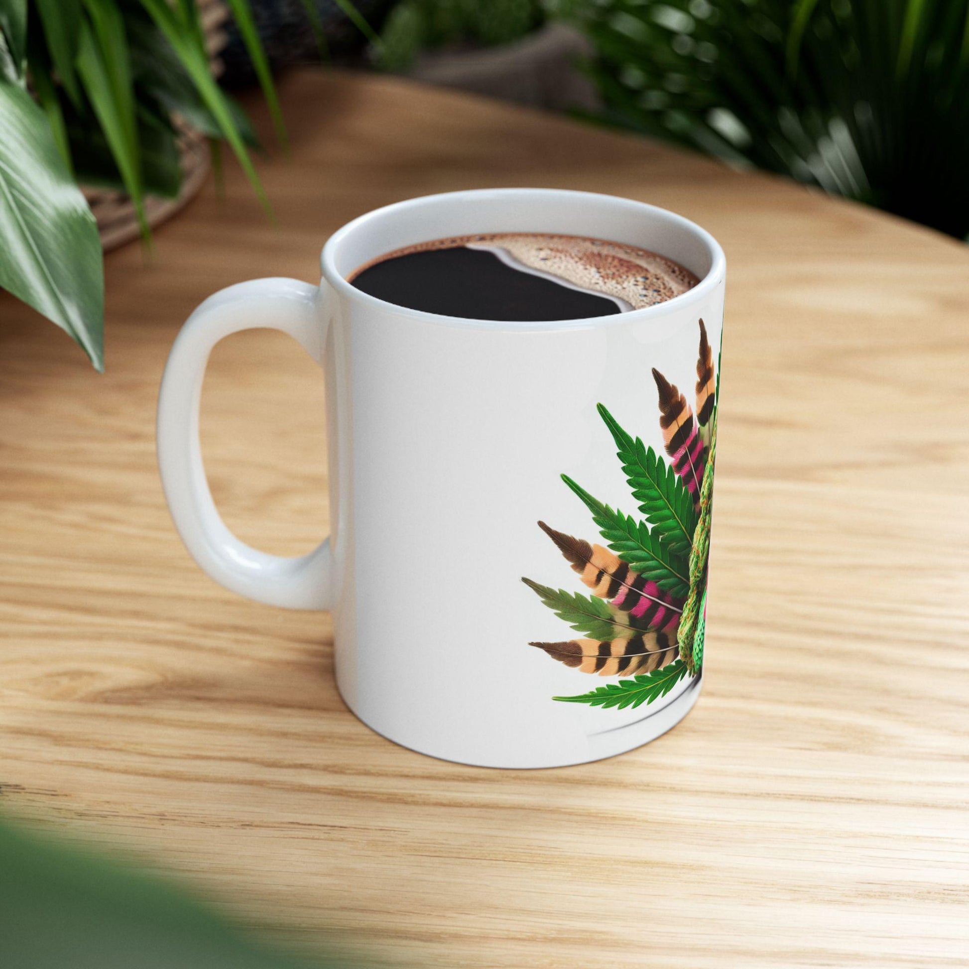 420 TURKEY - Weed Coffee Mug (11oz) - Thanksgiving Gift for Weed Smokers, Stoners, Growers; Wake & Bake / 420 Mug, Weed / Marijuana Gift