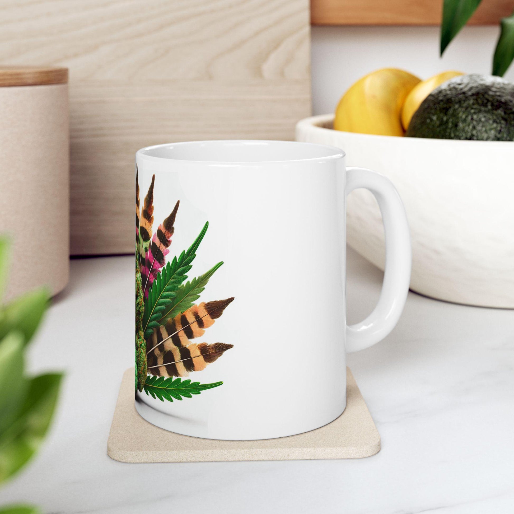 420 TURKEY - Weed Coffee Mug (11oz) - Thanksgiving Gift for Weed Smokers, Stoners, Growers; Wake & Bake / 420 Mug, Weed / Marijuana Gift