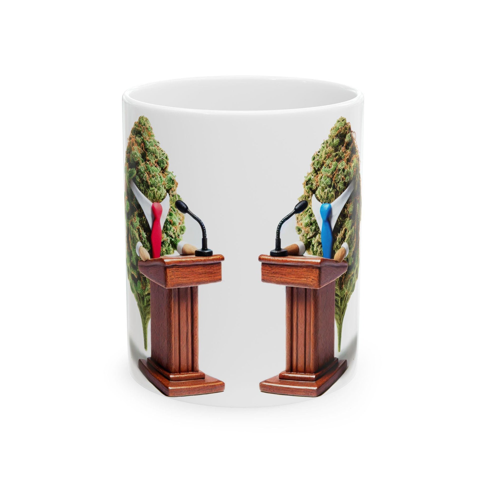 420 ELECTION DAY MUG - Weed Coffee Mug (11oz) - Thanksgiving Gift for Weed Smokers, Stoners, Growers; Wake & Bake / 420 Mug / Marijuana Gift
