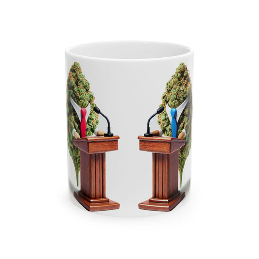 420 ELECTION DAY MUG - Weed Coffee Mug (11oz) - Thanksgiving Gift for Weed Smokers, Stoners, Growers; Wake & Bake / 420 Mug / Marijuana Gift