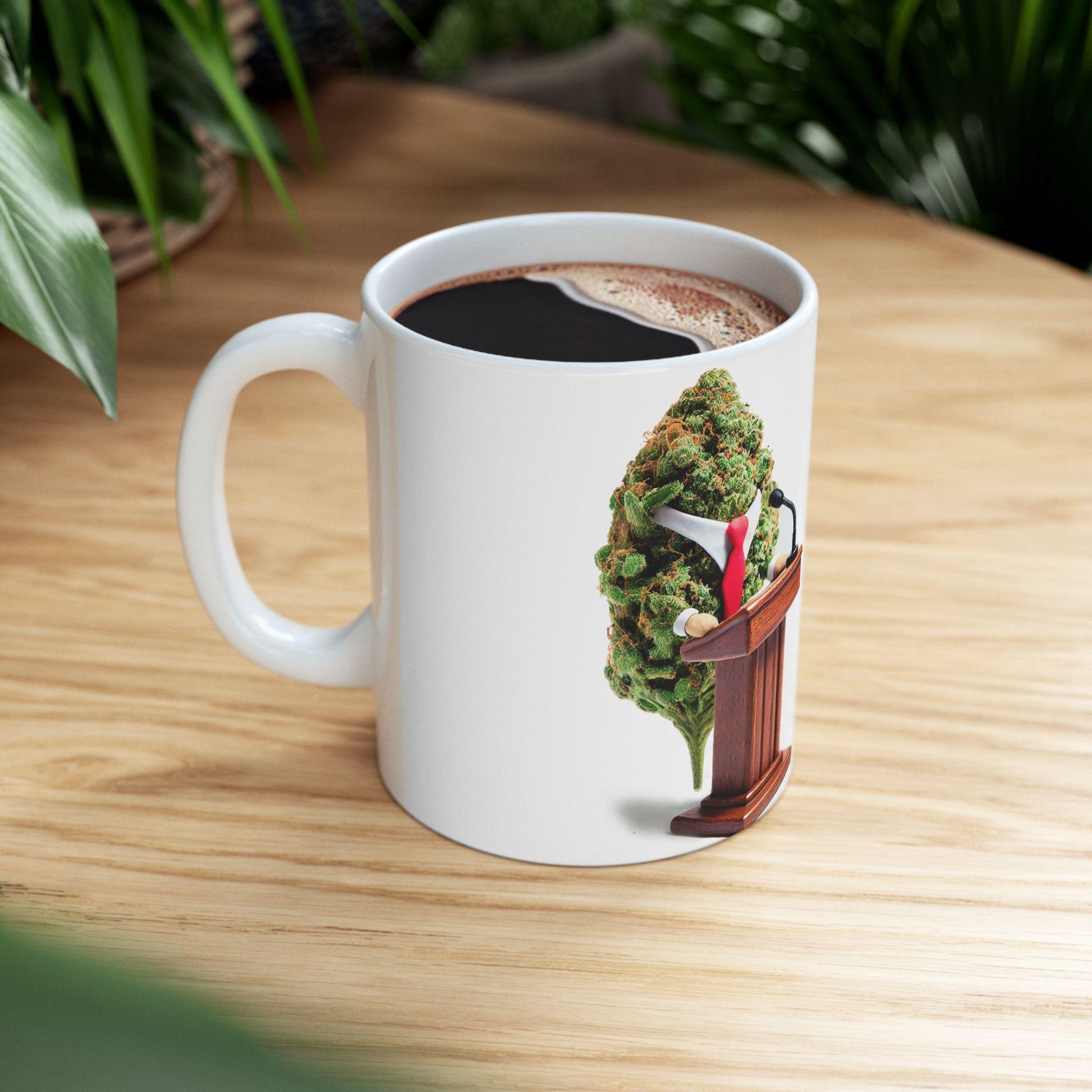 420 ELECTION DAY MUG - Weed Coffee Mug (11oz) - Thanksgiving Gift for Weed Smokers, Stoners, Growers; Wake & Bake / 420 Mug / Marijuana Gift