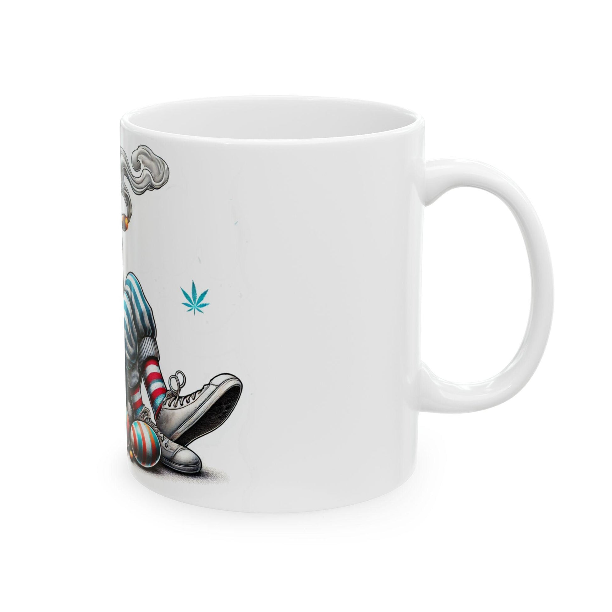 STONER EASTER BUNNY - Weed Coffee Mug (11oz) - Easter Gift for Stoners, Smokers; Wake & Bake / 420 Weed Mug / Easter Mug, Holiday Gift