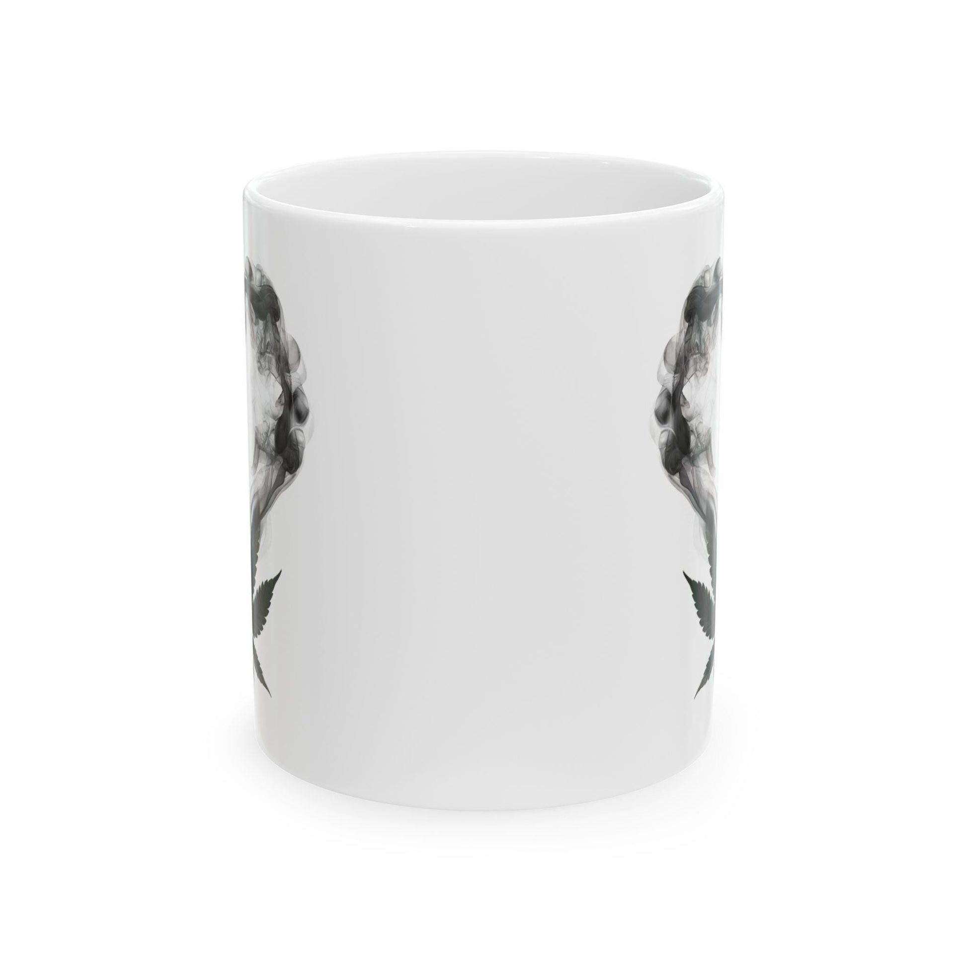 420 SMOKE HEART - Weed Coffee Mug (11oz) - Stoner Gift for Couples, Gift for Girlfriend/Boyfriend; Wake & Bake / 420 Valentines Day Mug