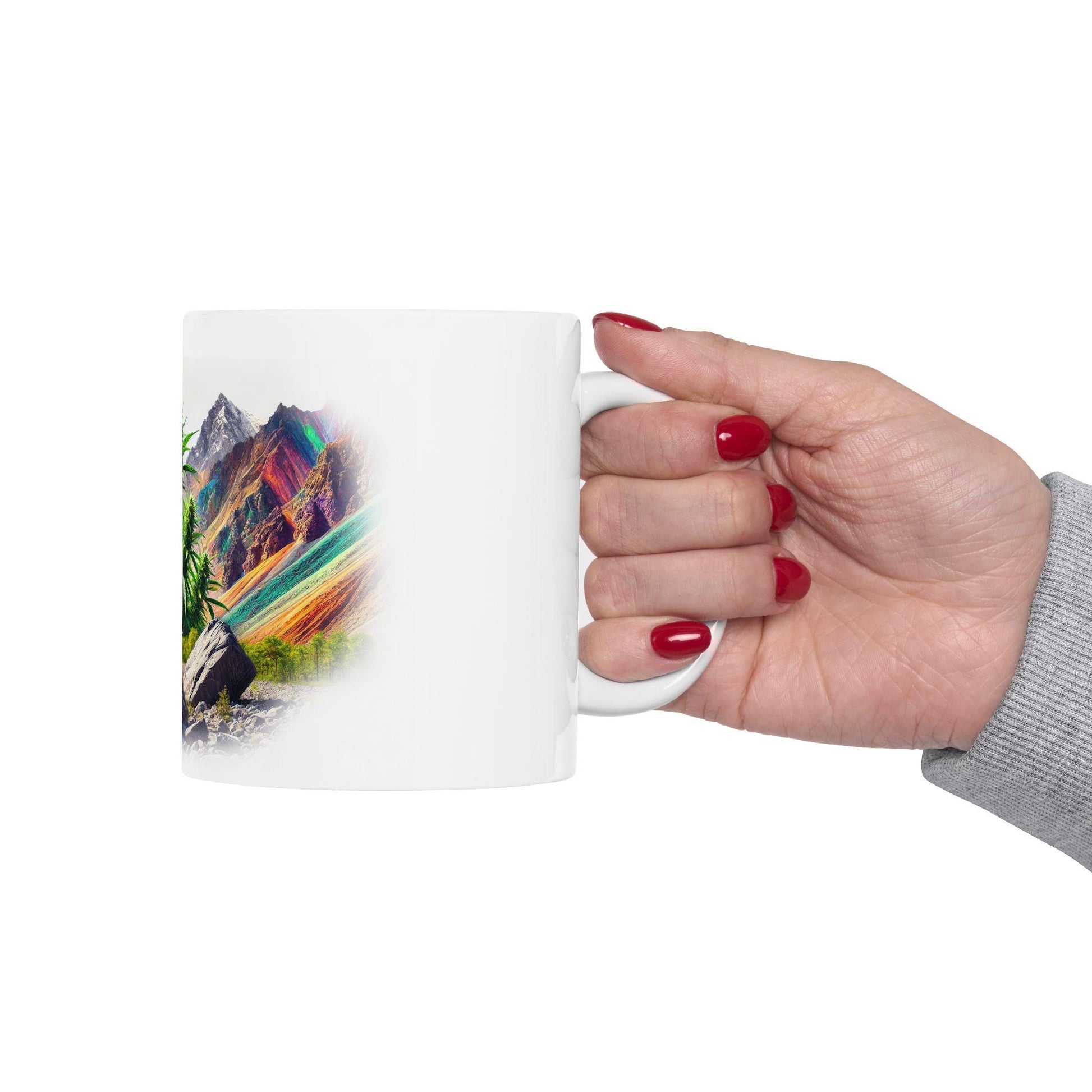 AFGOOEY - (11oz) WEED Strain Themed Coffee Mugs - Perfect Gift for Smokers, Stoners/Smokers, Marijuana Lovers; Wake and Bake Mug