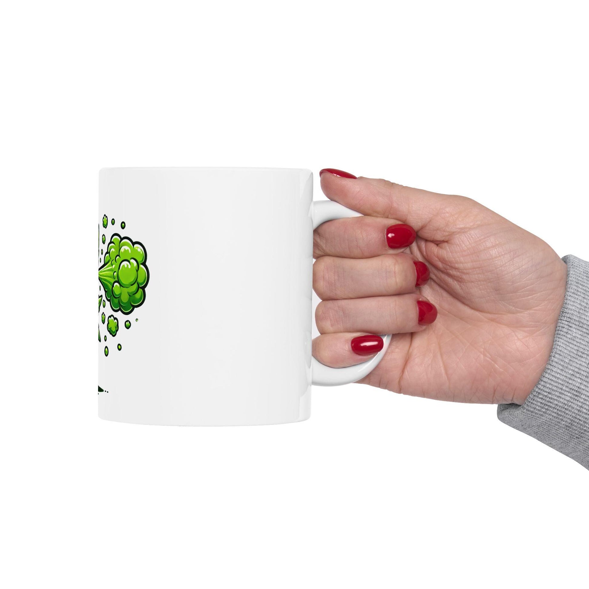 BARF BREATH - (11oz) WEED Strain Themed Coffee Mugs - Perfect Gift for Stoners/Smokers, Weed Mug for Marijuana Lovers; Funny Wake & Bake Mug