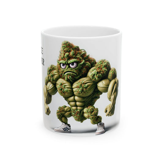 BRUCE BANNER - (11oz) Weed Strain Themed Coffee Mugs - Perfect Gift for Stoners/Smokers, Weed Mug for Cannabis Decor; Funny Wake & Bake Mug