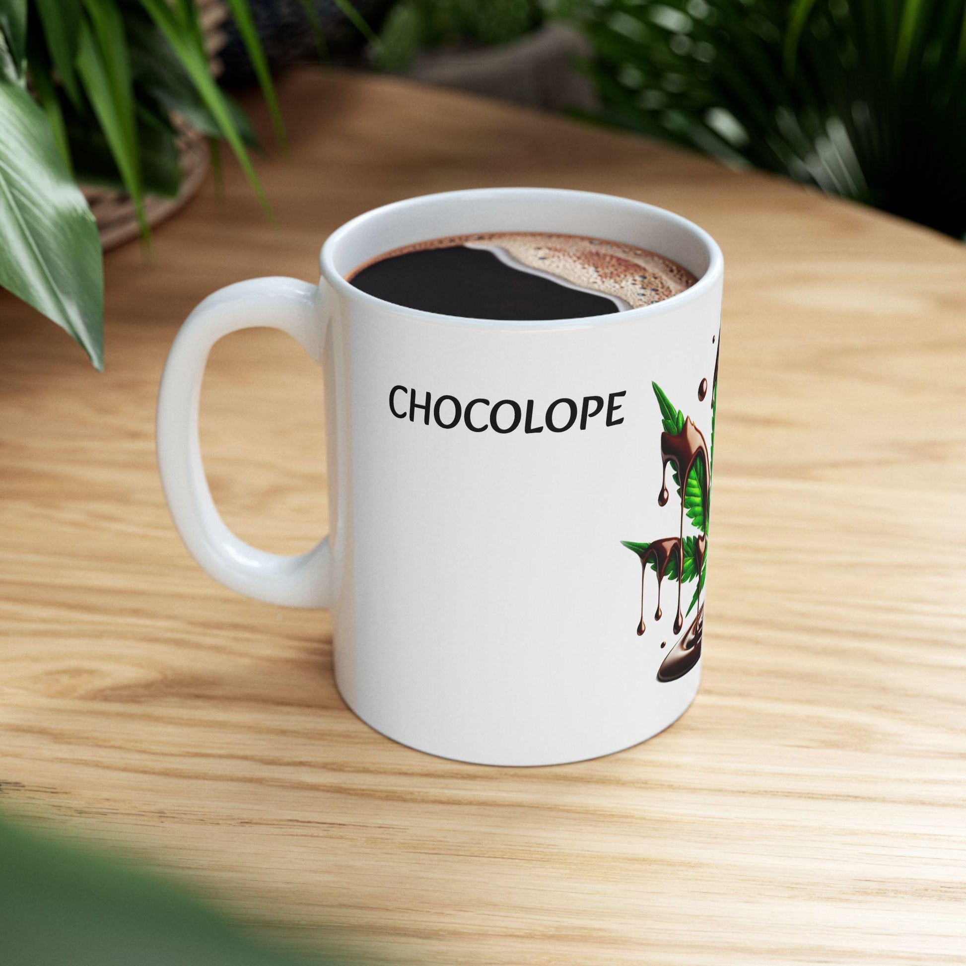 CHOCOLOPE - (11oz) Weed Strain Themed Coffee Mugs - Perfect Gift for Stoners/Smokers, Weed Mug for Cannabis Decor; Funny Wake & Bake Mug