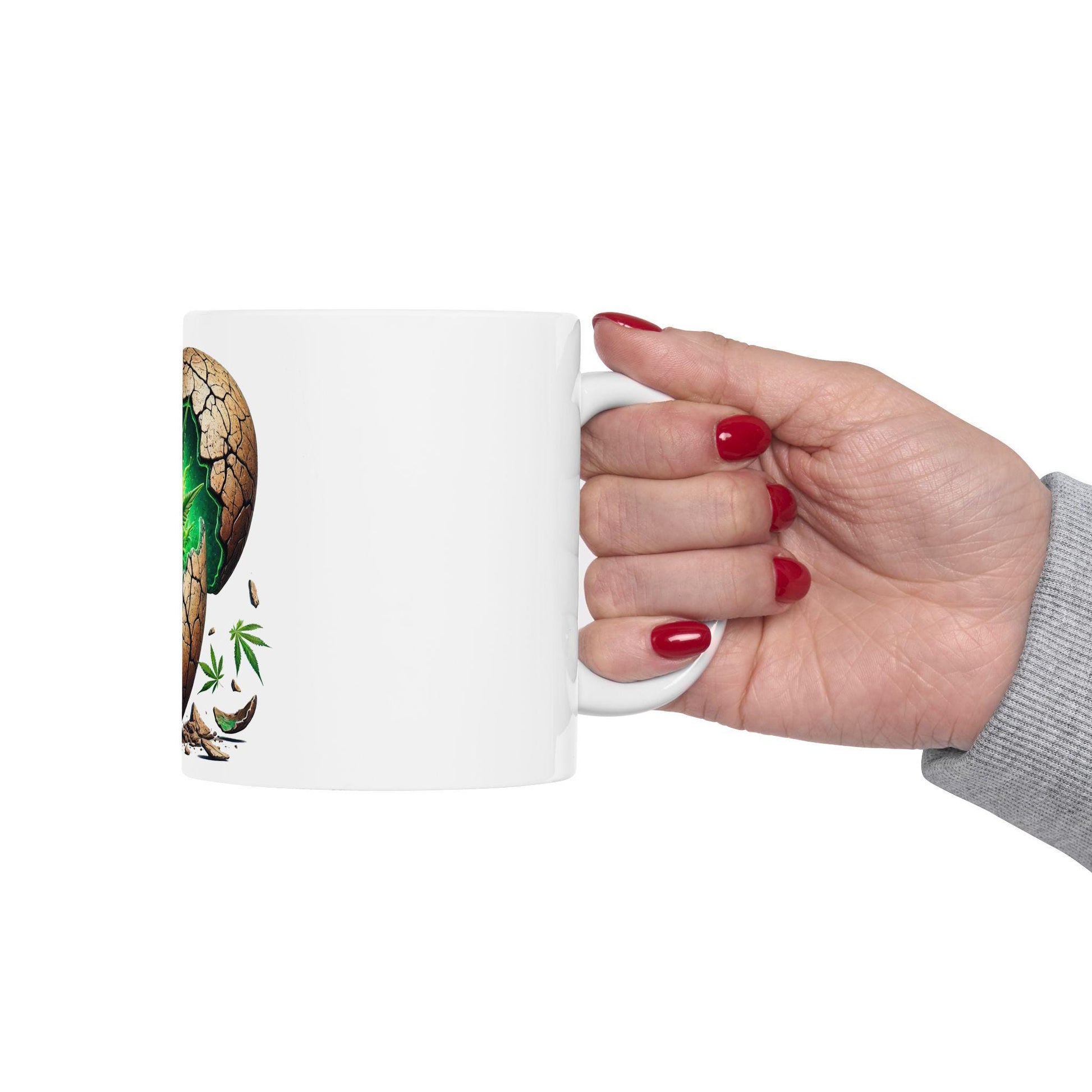 FOSSIL FUEL - (11oz) Weed Strain Themed Coffee Mugs - Perfect Gift for Stoners, Weed Mug for Cannabis Decor; Funny Wake & Bake Mug , 420 Mug