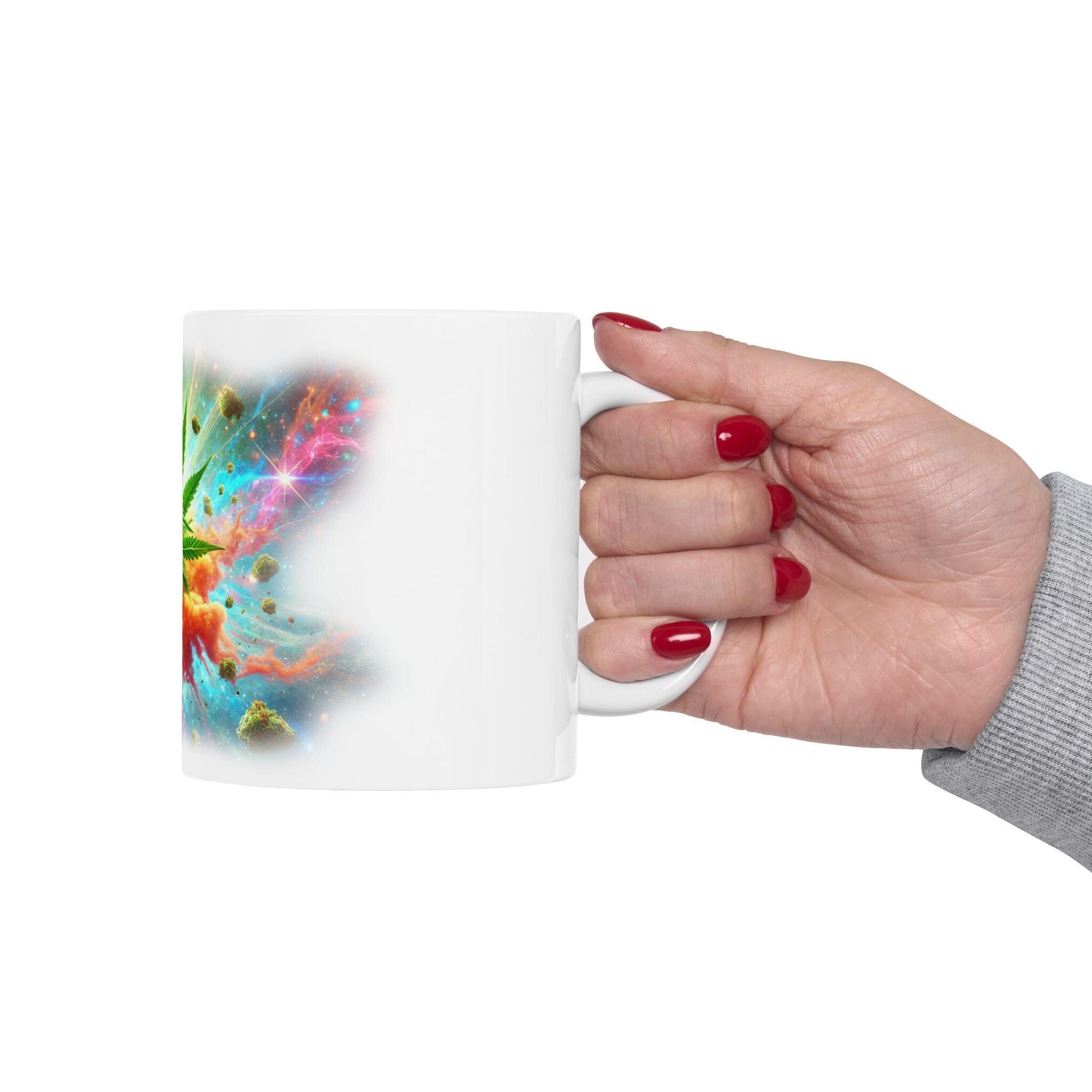 PULSAR PUNCH - (11oz) Weed Strain Themed Coffee Mugs - Perfect Gift for Stoners, Weed Mug for Cannabis Decor; Funny 420 Wake & Bake Mug